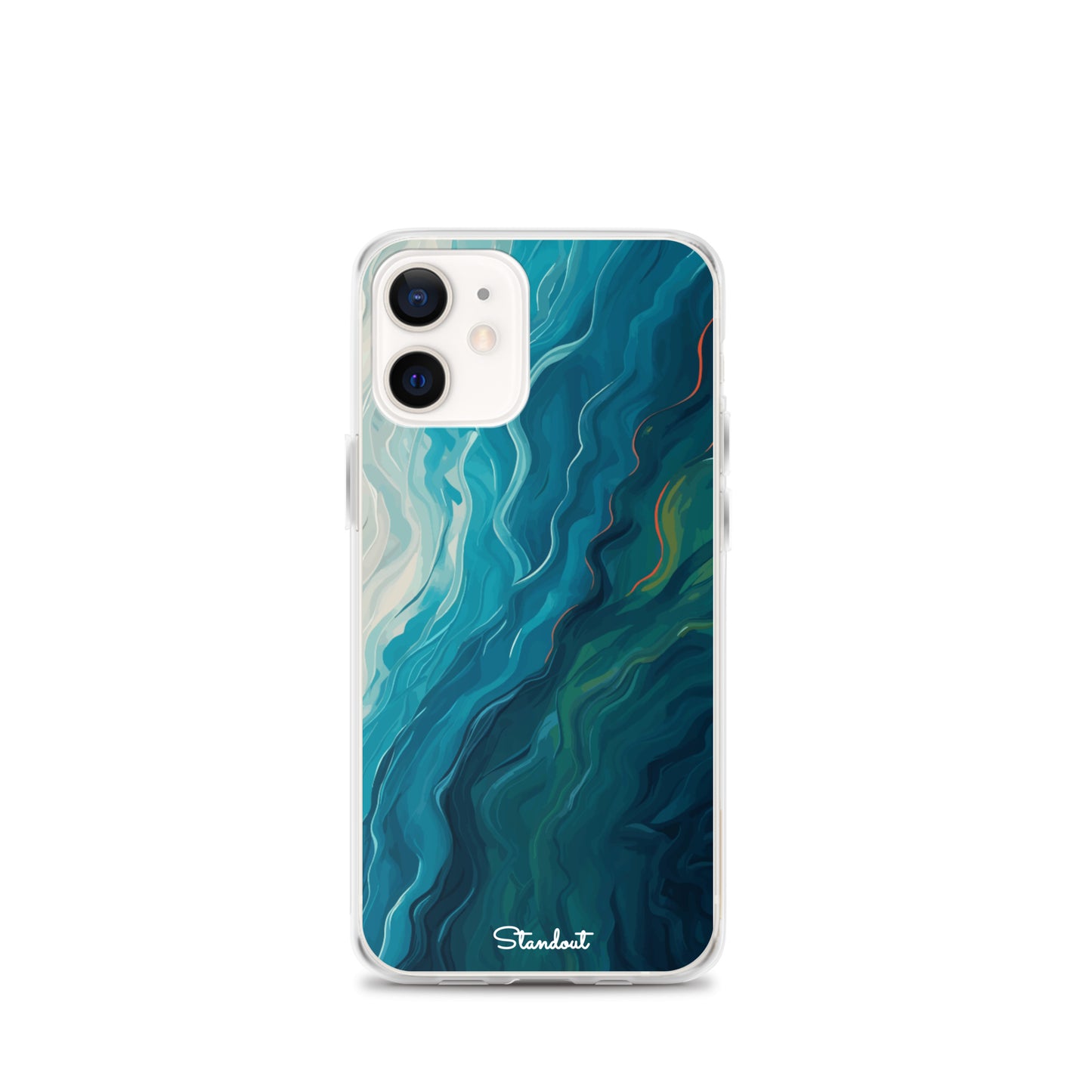 Liquid Blue Clear Case for iPhone®