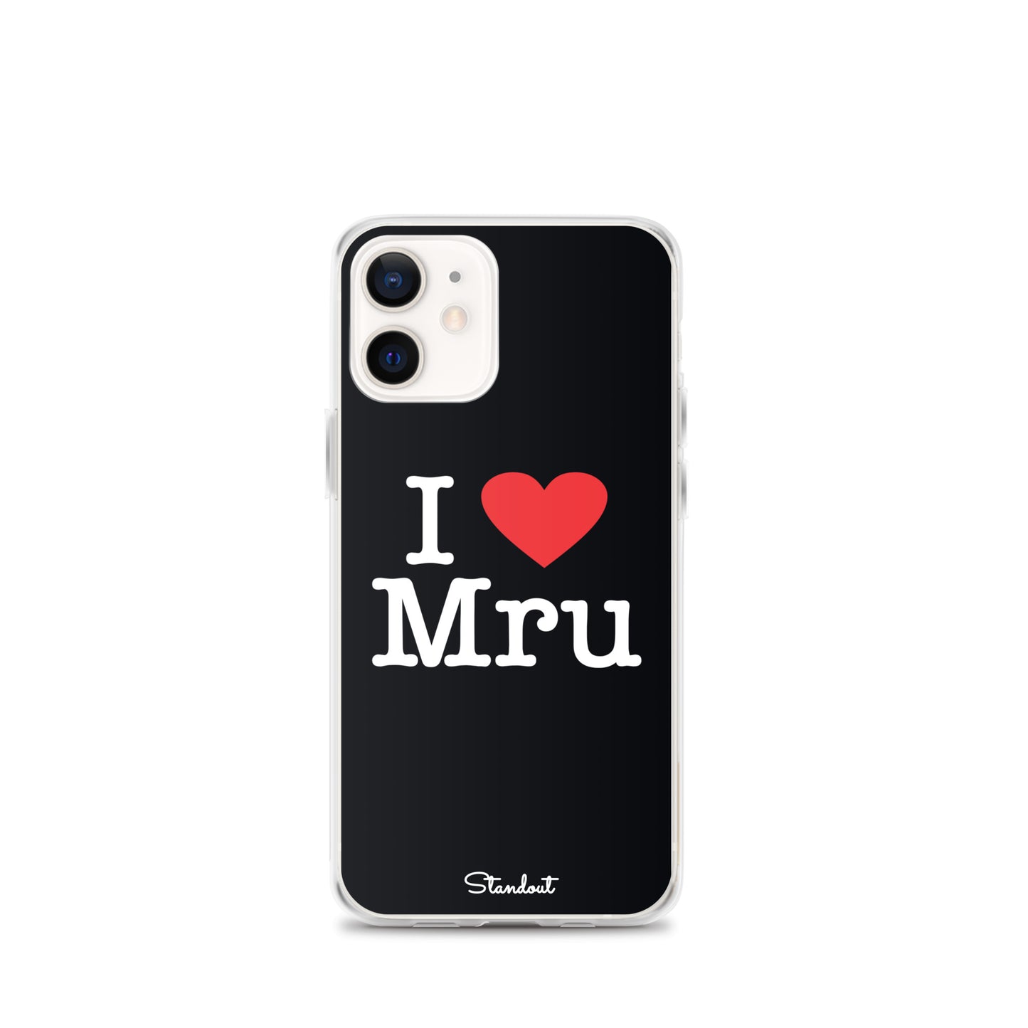 I love Mru original Clear Case for iPhone®