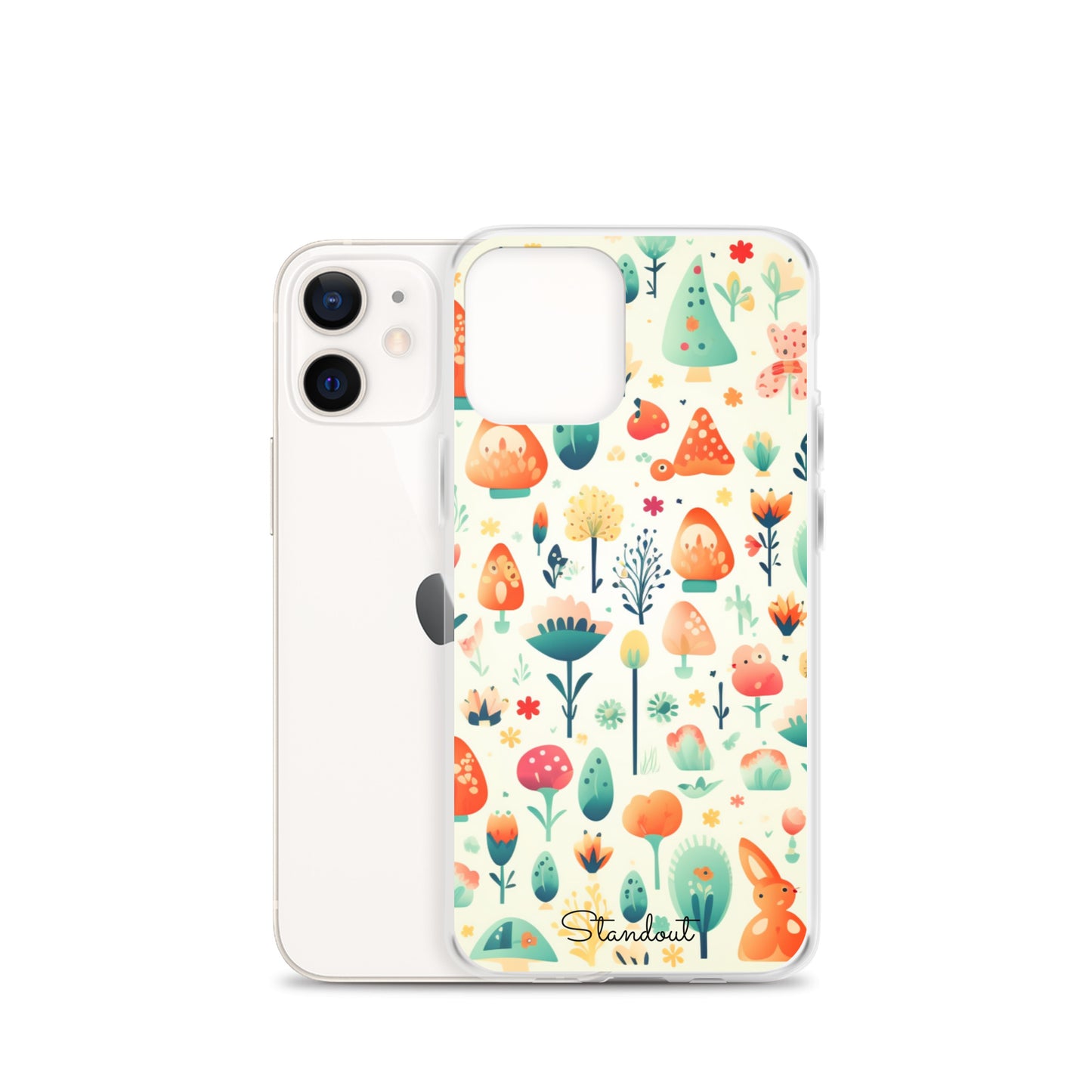 Cute Patterns Clear Case for iPhone® CCI013