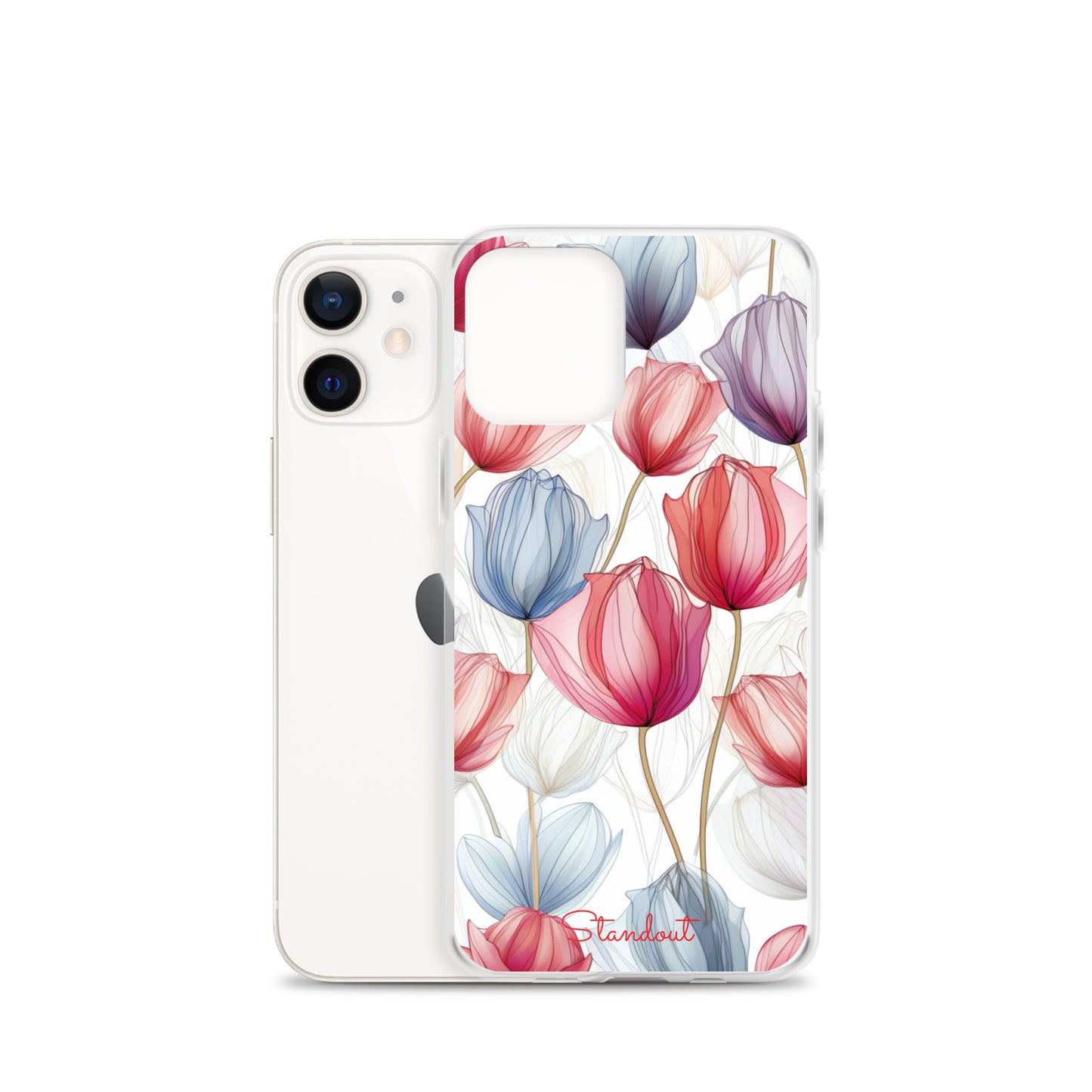 Flowers Tulip Clear Case for iPhone® CCI031