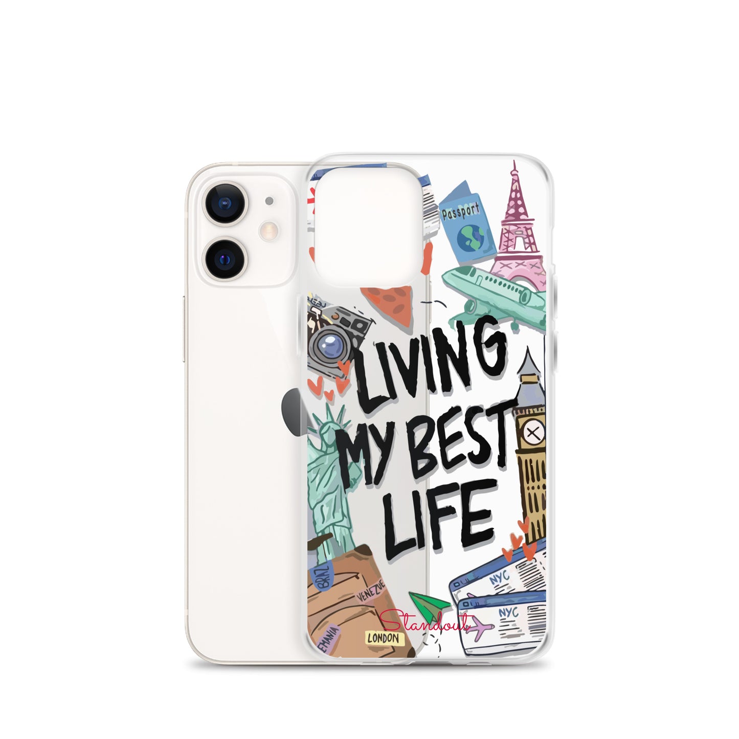 Living my Best Life Clear Case for iPhone® CCI073