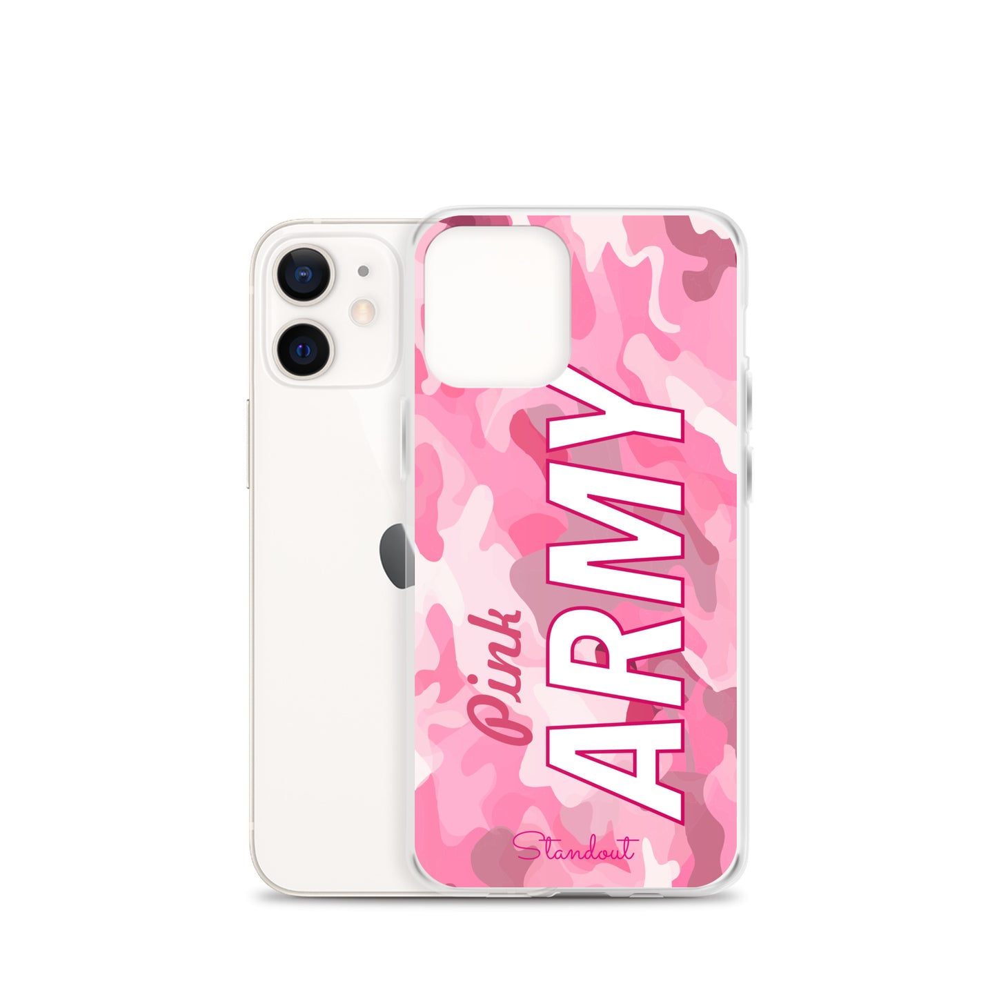 Pink Army Clear Case for iPhone® CCI089