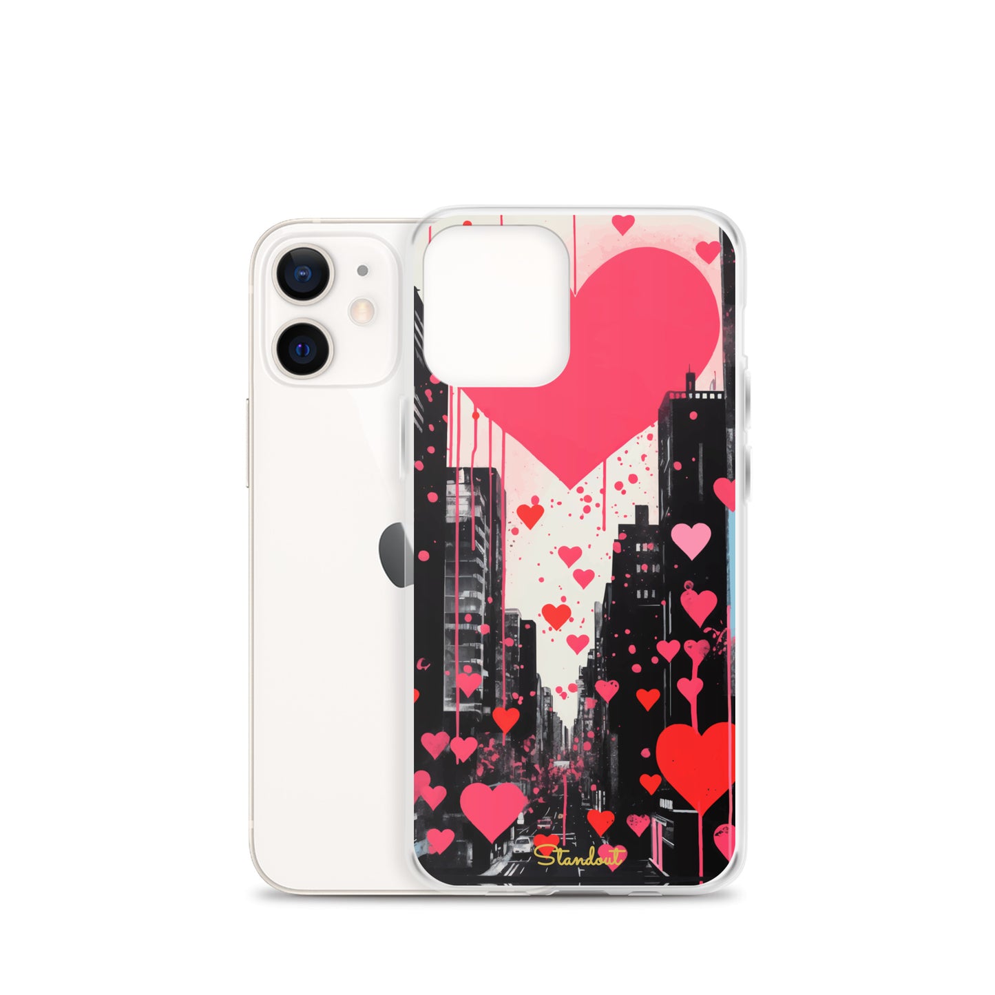 Hearts in the city Clear Case for iPhone®