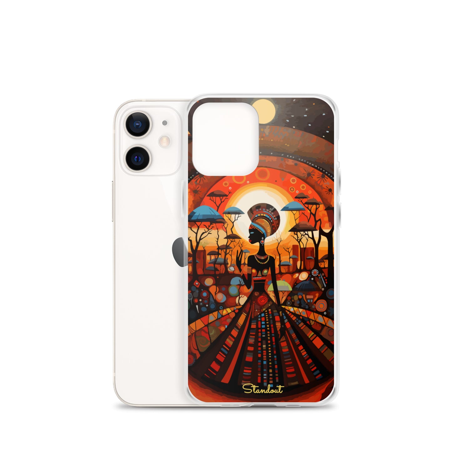 African Lady Clear Case for iPhone®