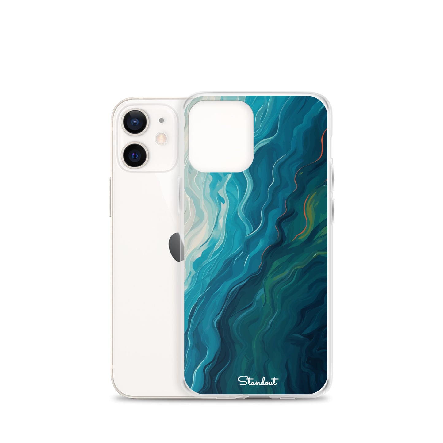 Liquid Blue Clear Case for iPhone®