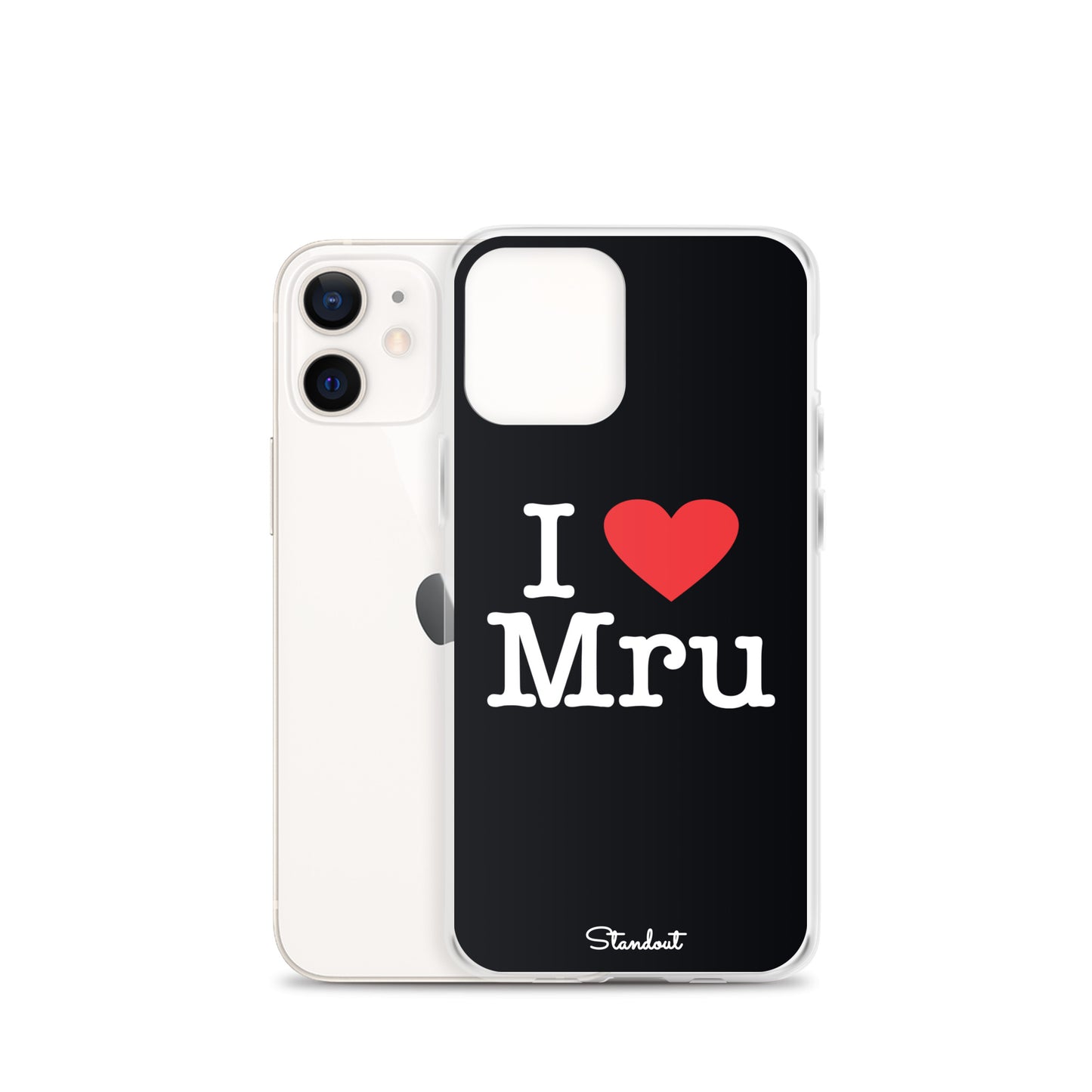 I love Mru original Clear Case for iPhone®