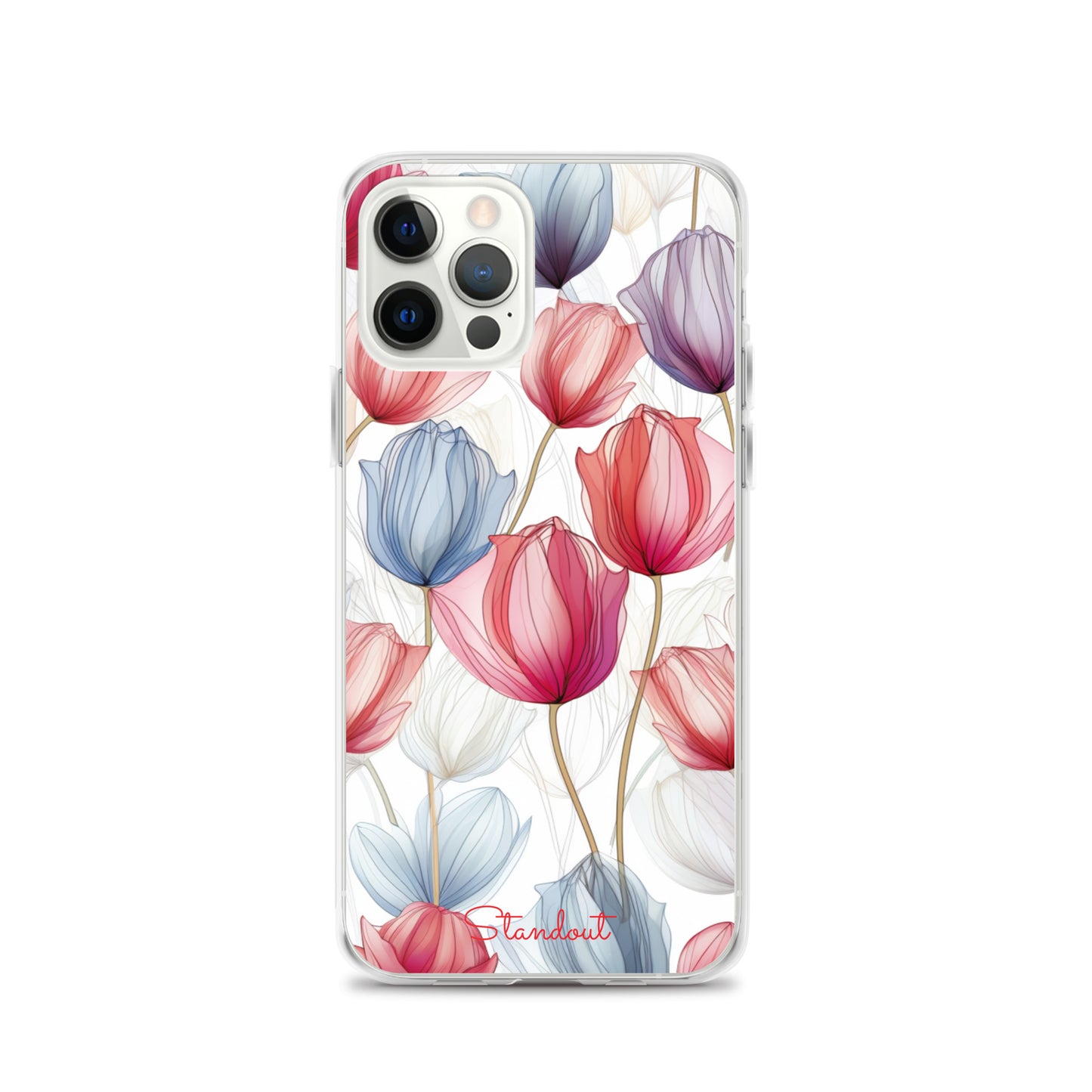 Flowers Tulip Clear Case for iPhone® CCI031