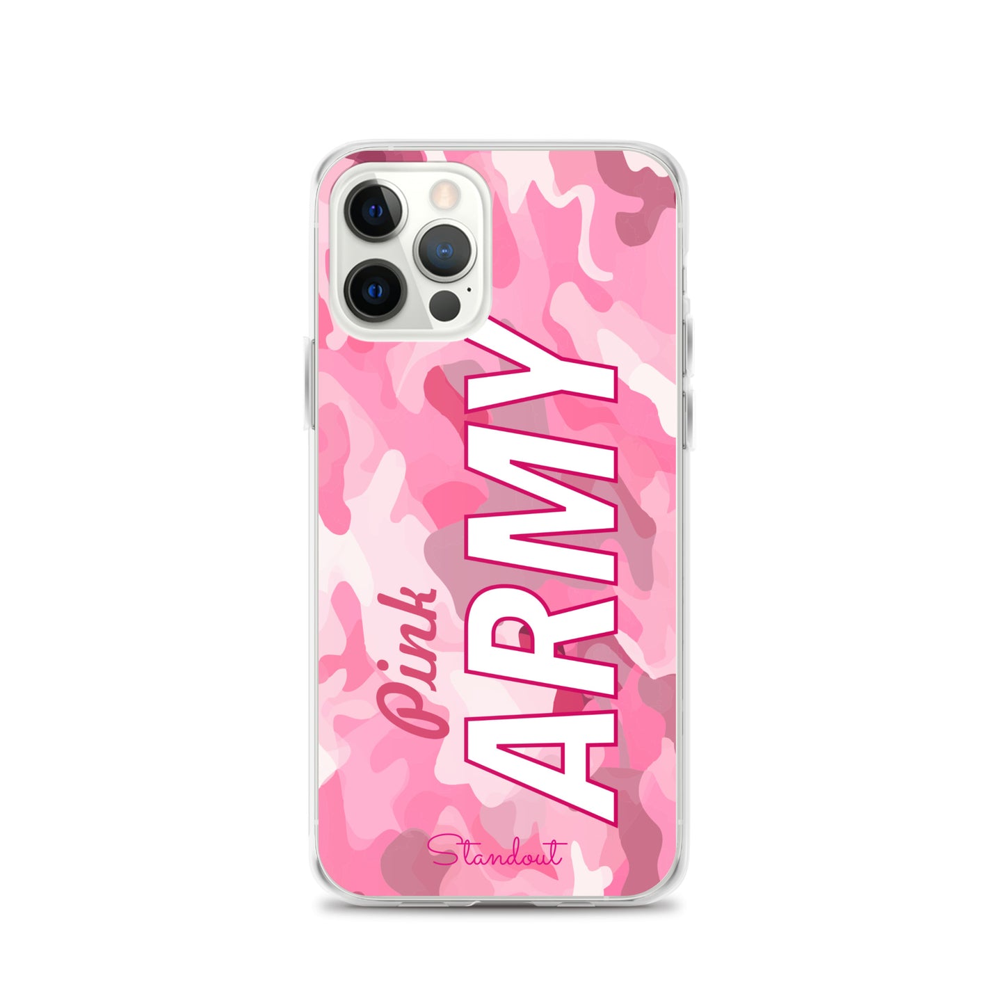 Pink Army Clear Case for iPhone® CCI089