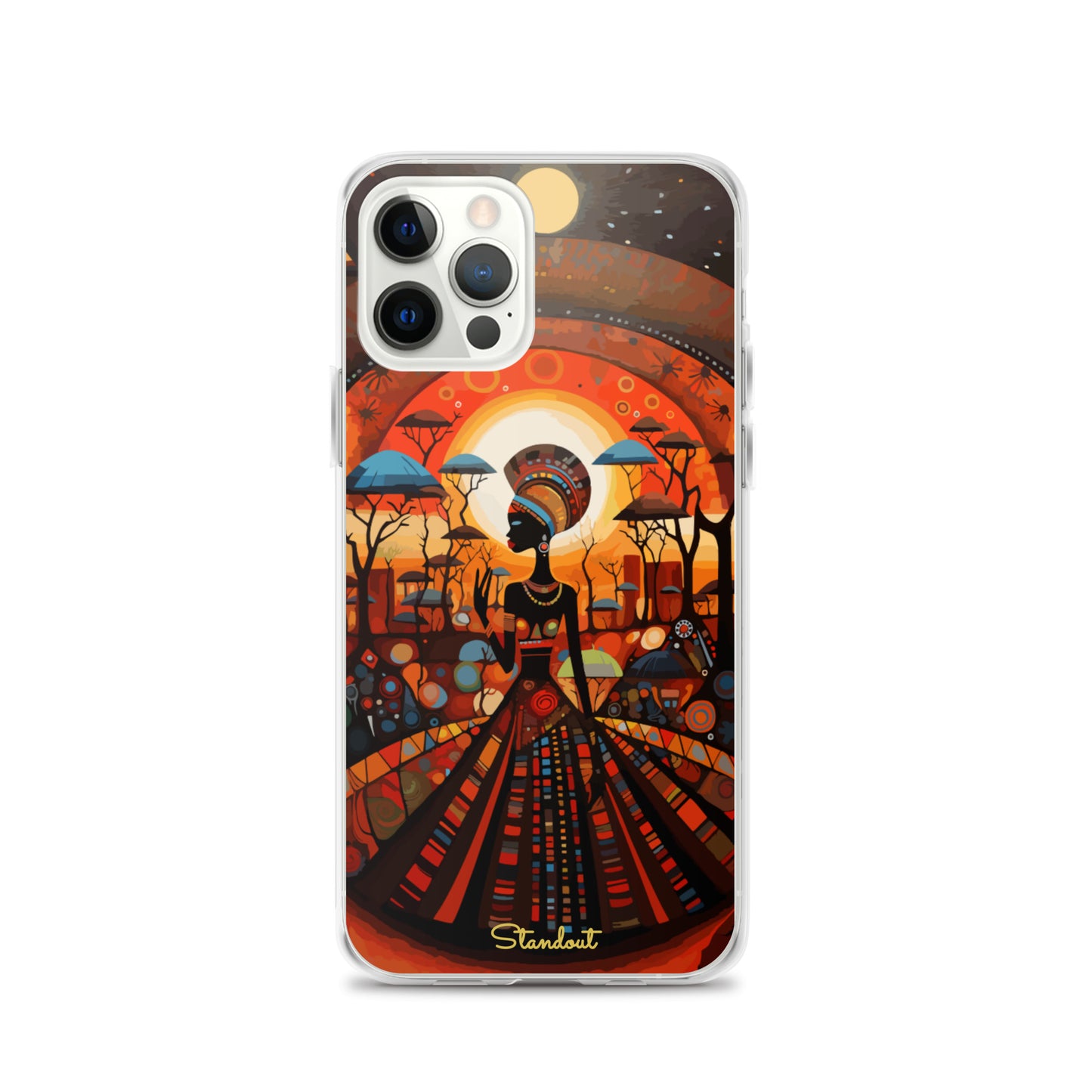 African Lady Clear Case for iPhone®