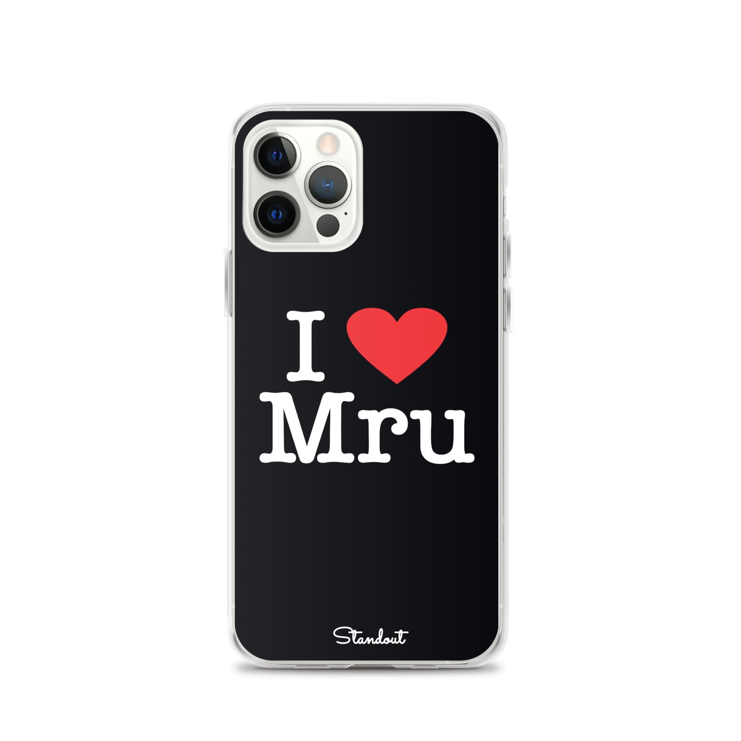 I love Mru original Clear Case for iPhone®