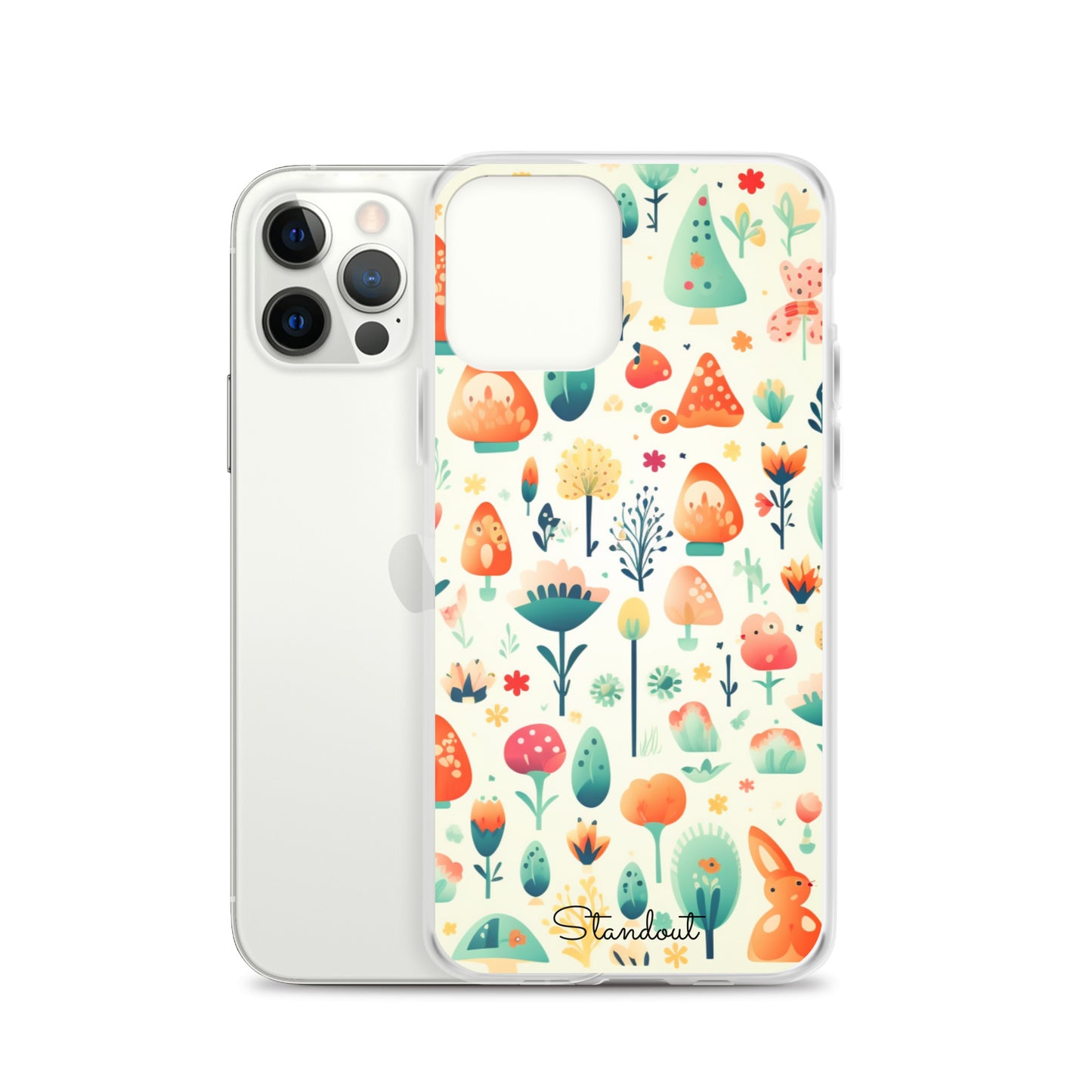 Cute Patterns Clear Case for iPhone® CCI013