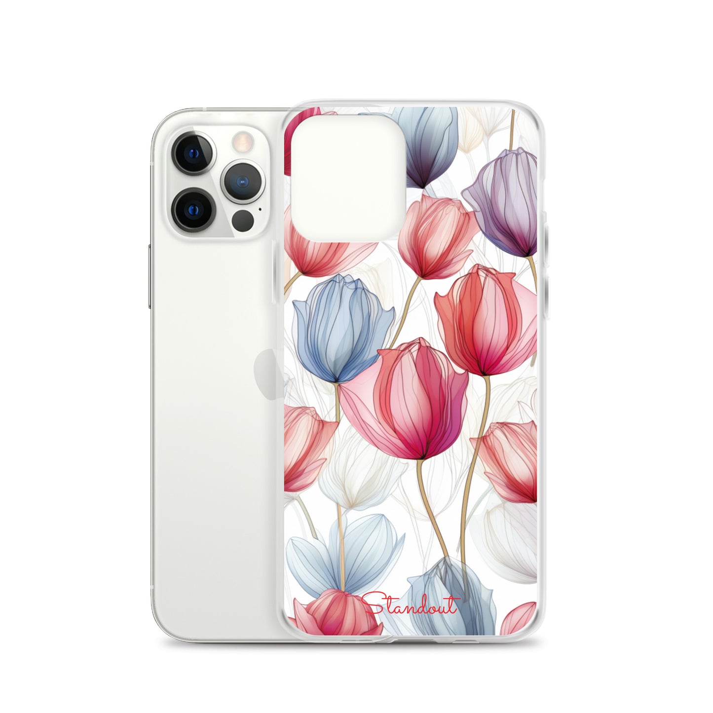 Flowers Tulip Clear Case for iPhone® CCI031