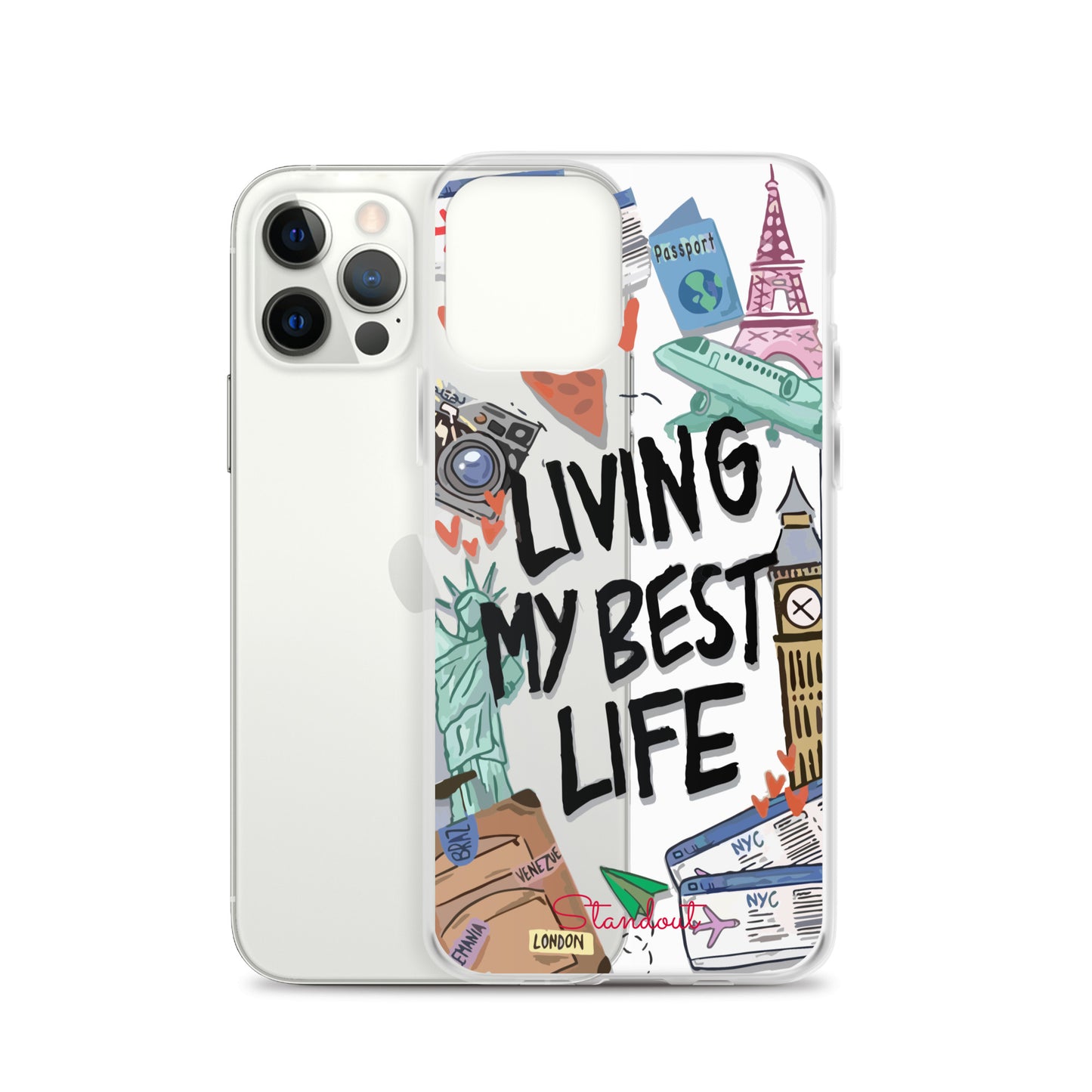 Living my Best Life Clear Case for iPhone® CCI073