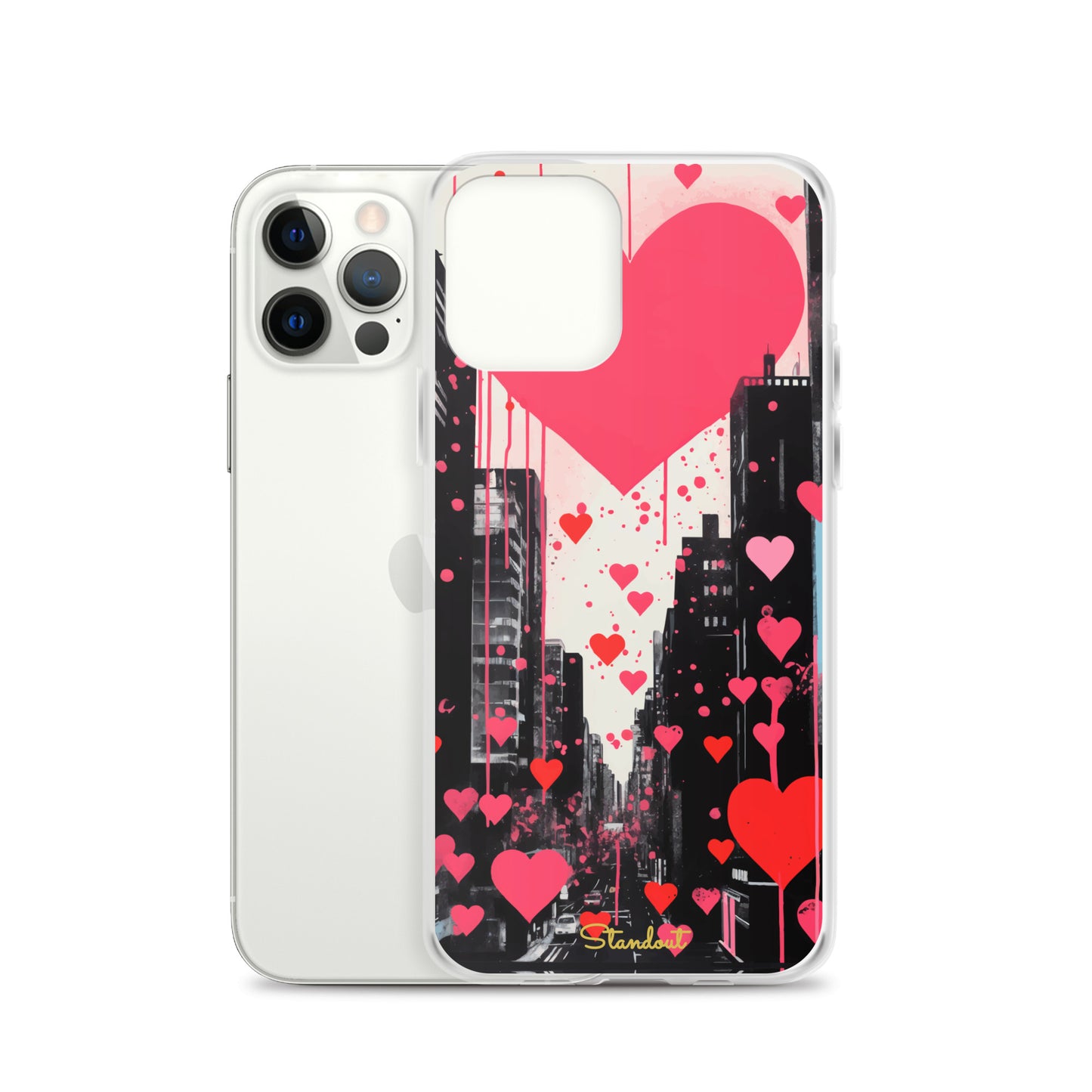 Hearts in the city Clear Case for iPhone®