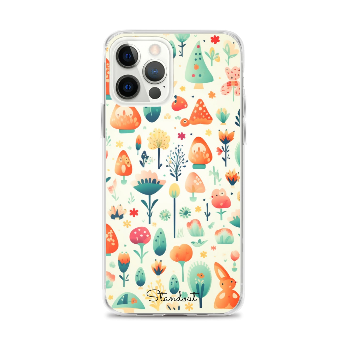 Cute Patterns Clear Case for iPhone® CCI013