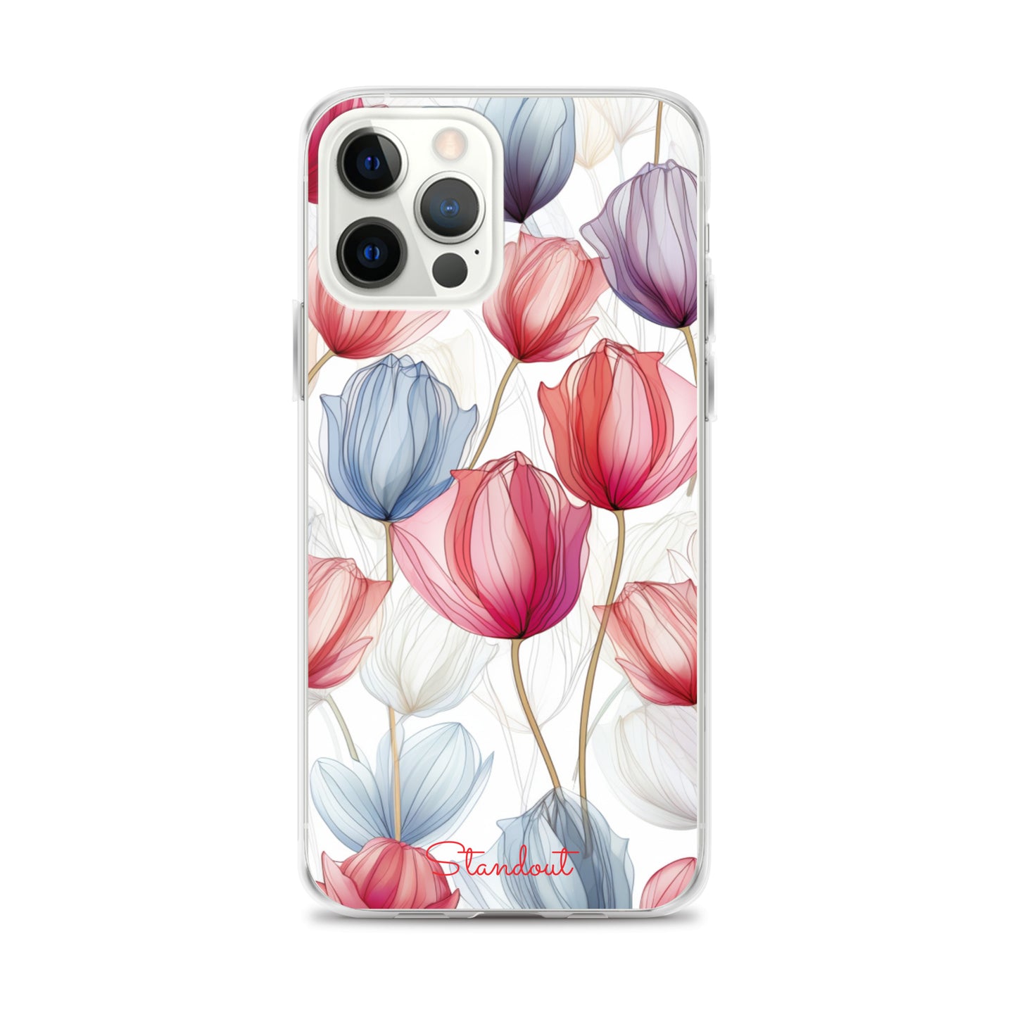 Flowers Tulip Clear Case for iPhone® CCI031