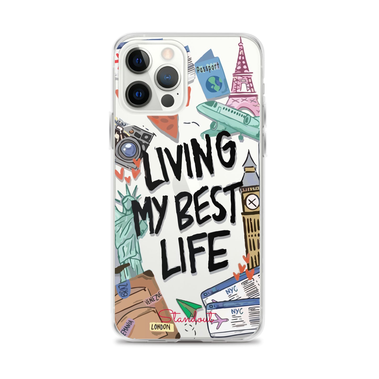 Living my Best Life Clear Case for iPhone® CCI073