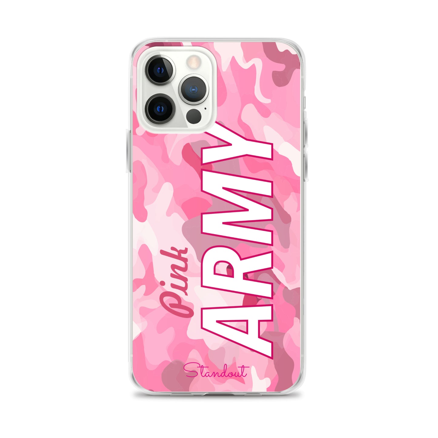 Pink Army Clear Case for iPhone® CCI089