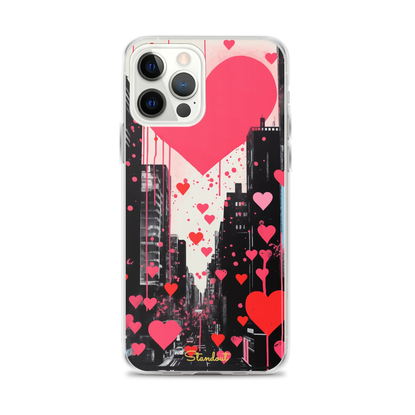 Hearts in the city Clear Case for iPhone®