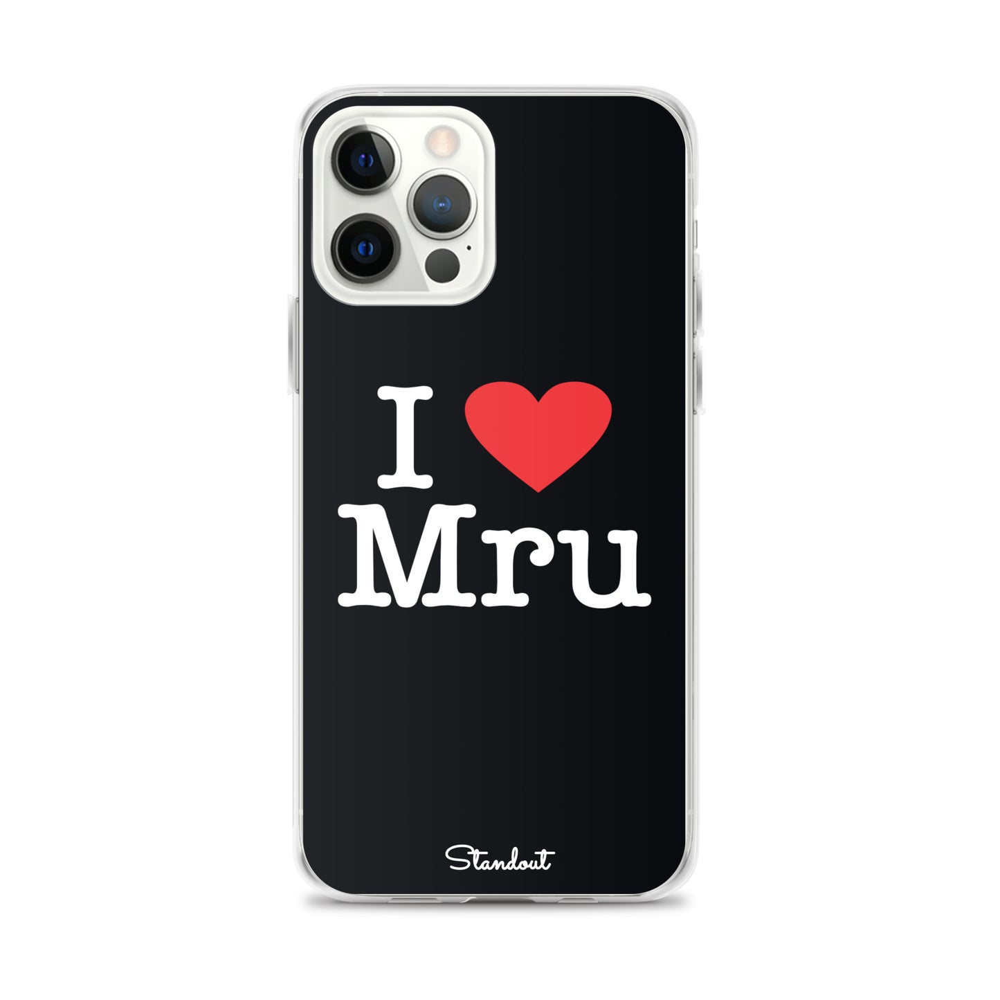 I love Mru original Clear Case for iPhone®