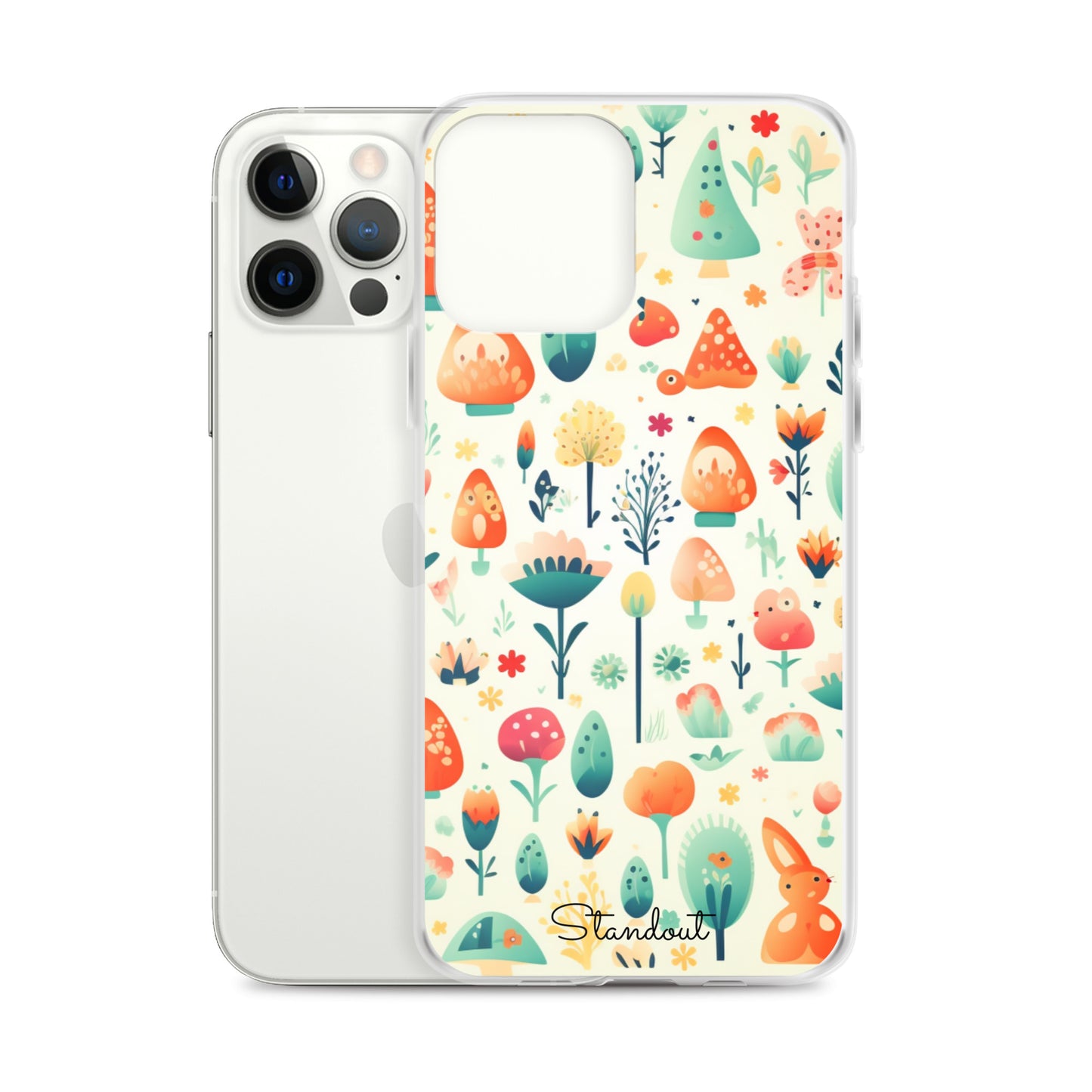 Cute Patterns Clear Case for iPhone® CCI013