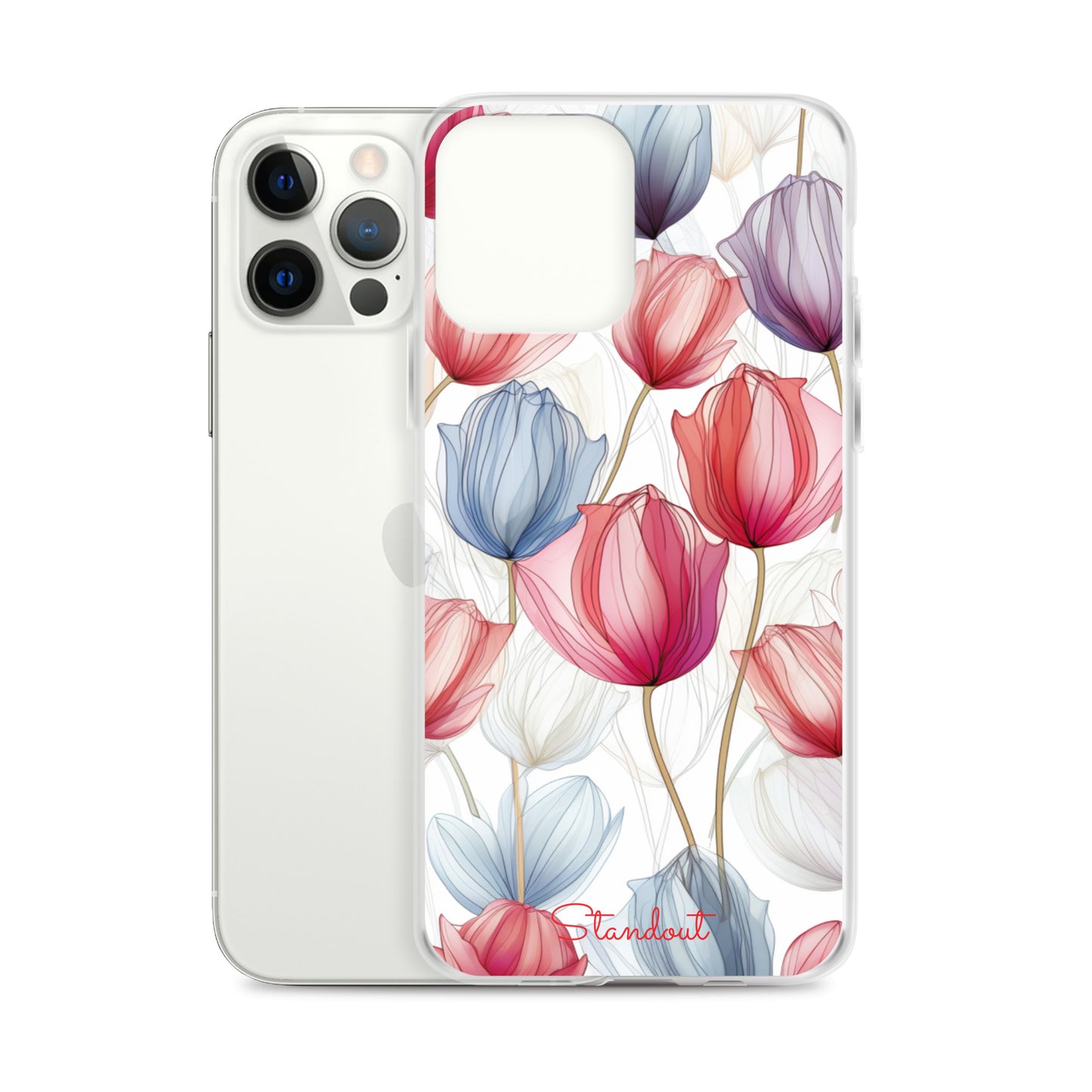 Flowers Tulip Clear Case for iPhone® CCI031