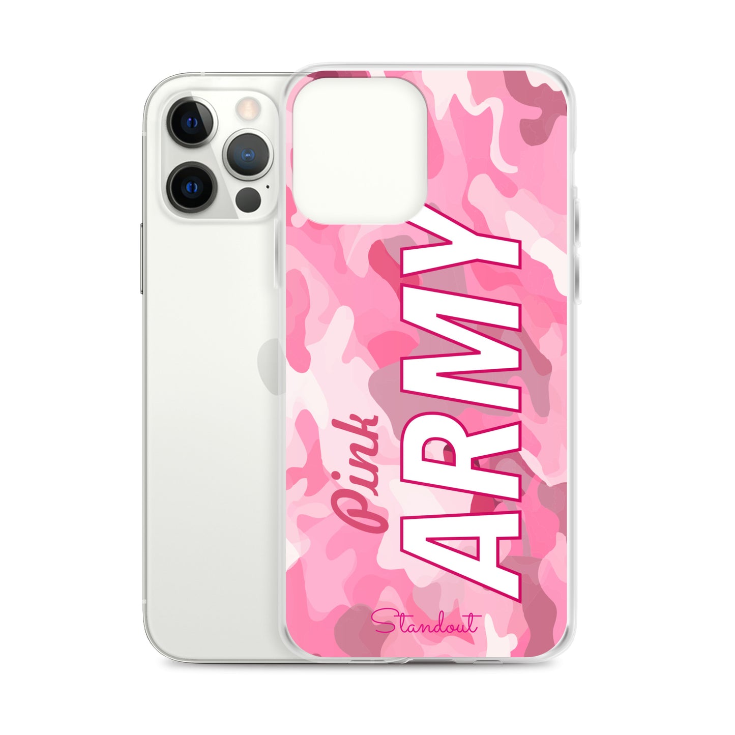 Pink Army Clear Case for iPhone® CCI089