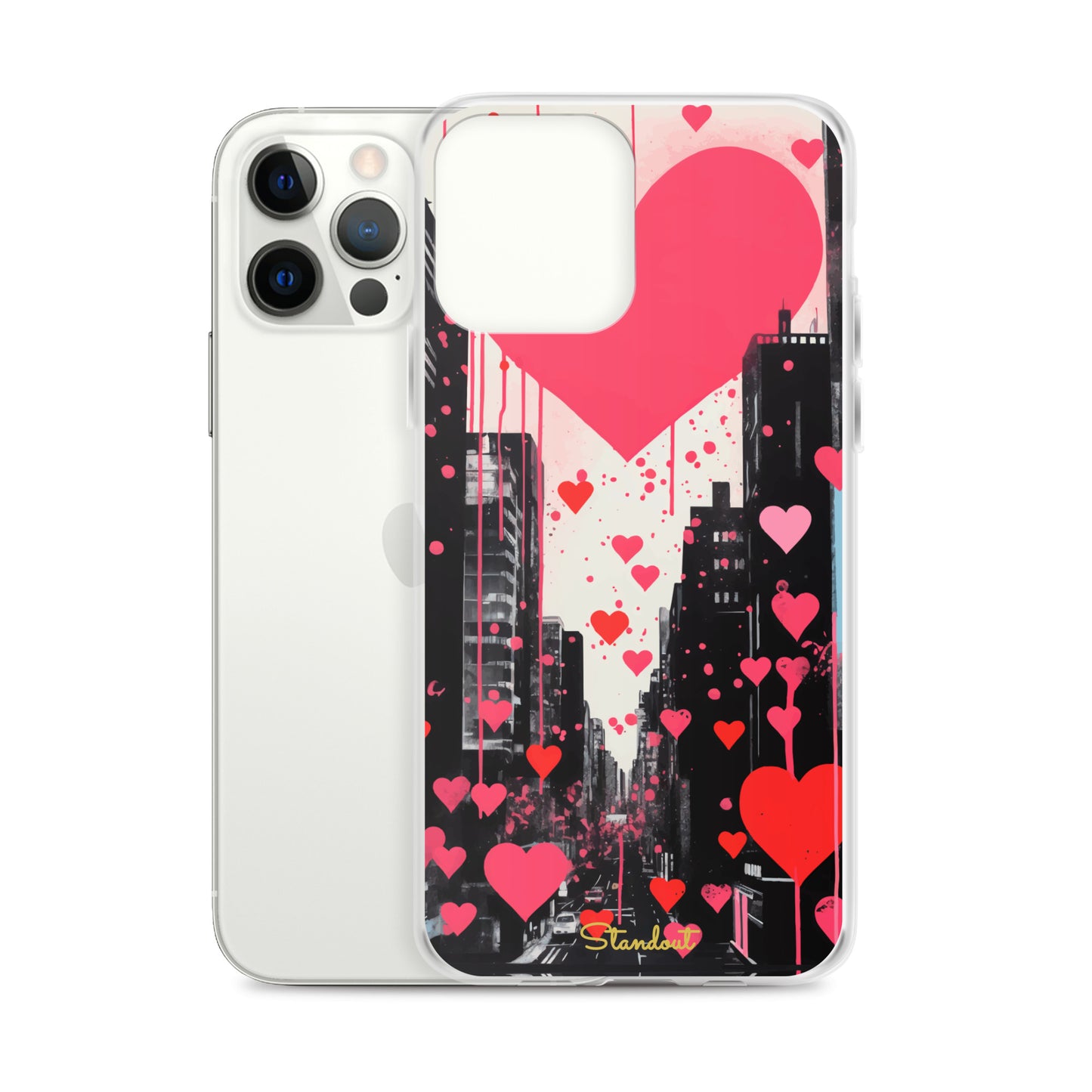 Hearts in the city Clear Case for iPhone®