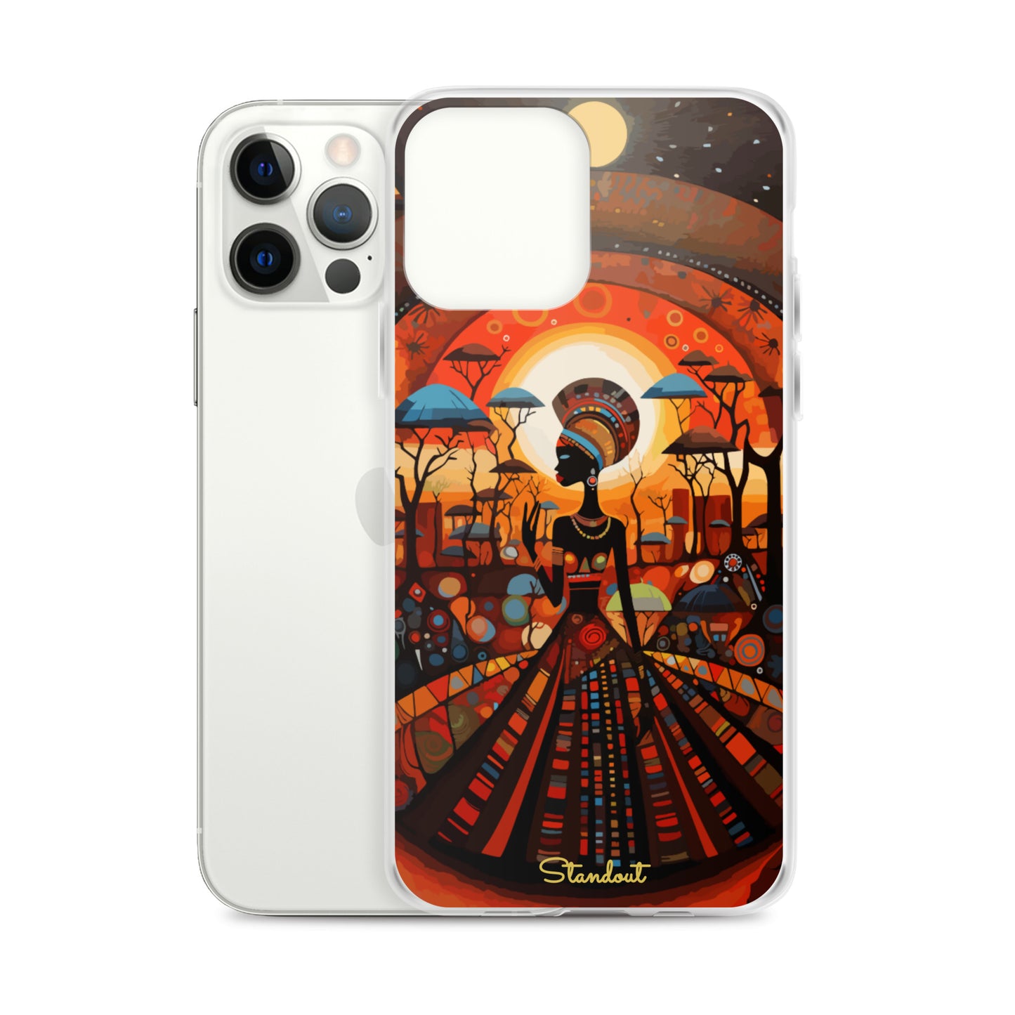 African Lady Clear Case for iPhone®