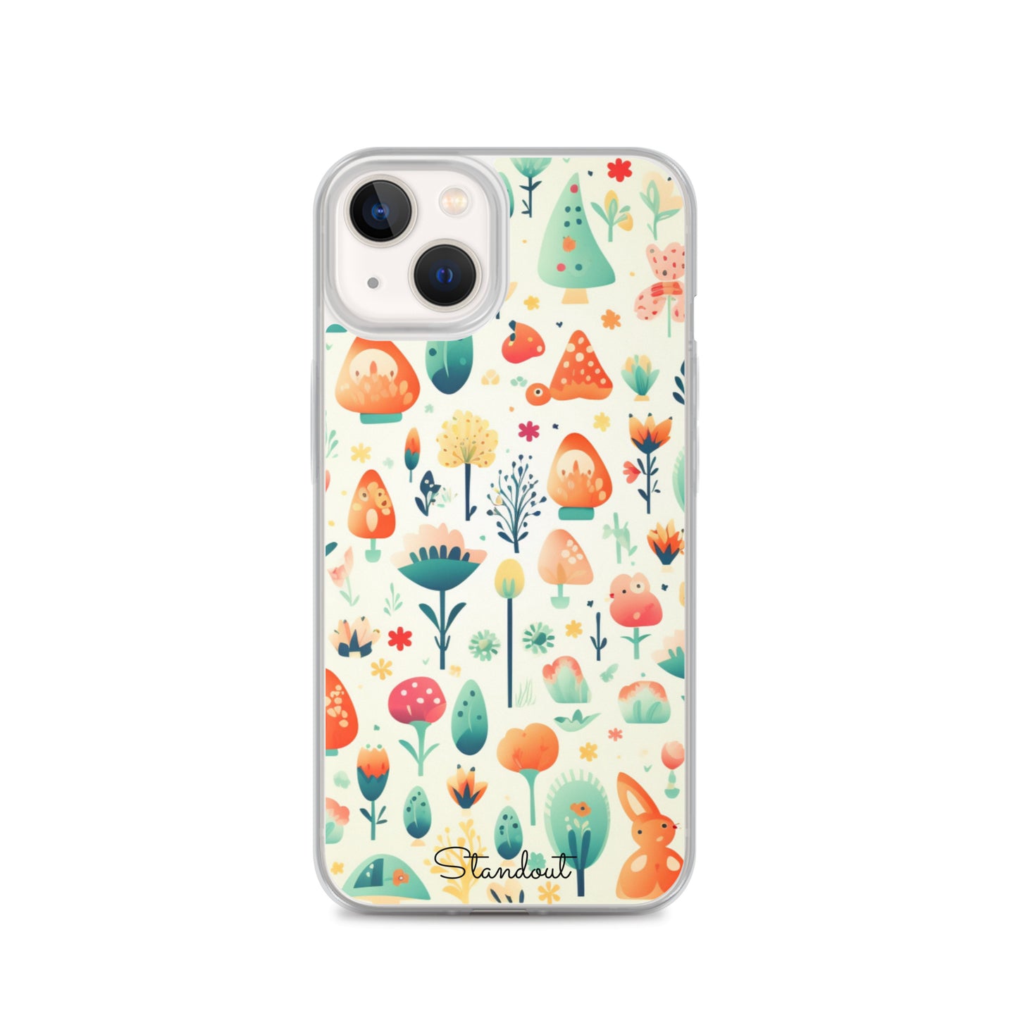 Cute Patterns Clear Case for iPhone® CCI013