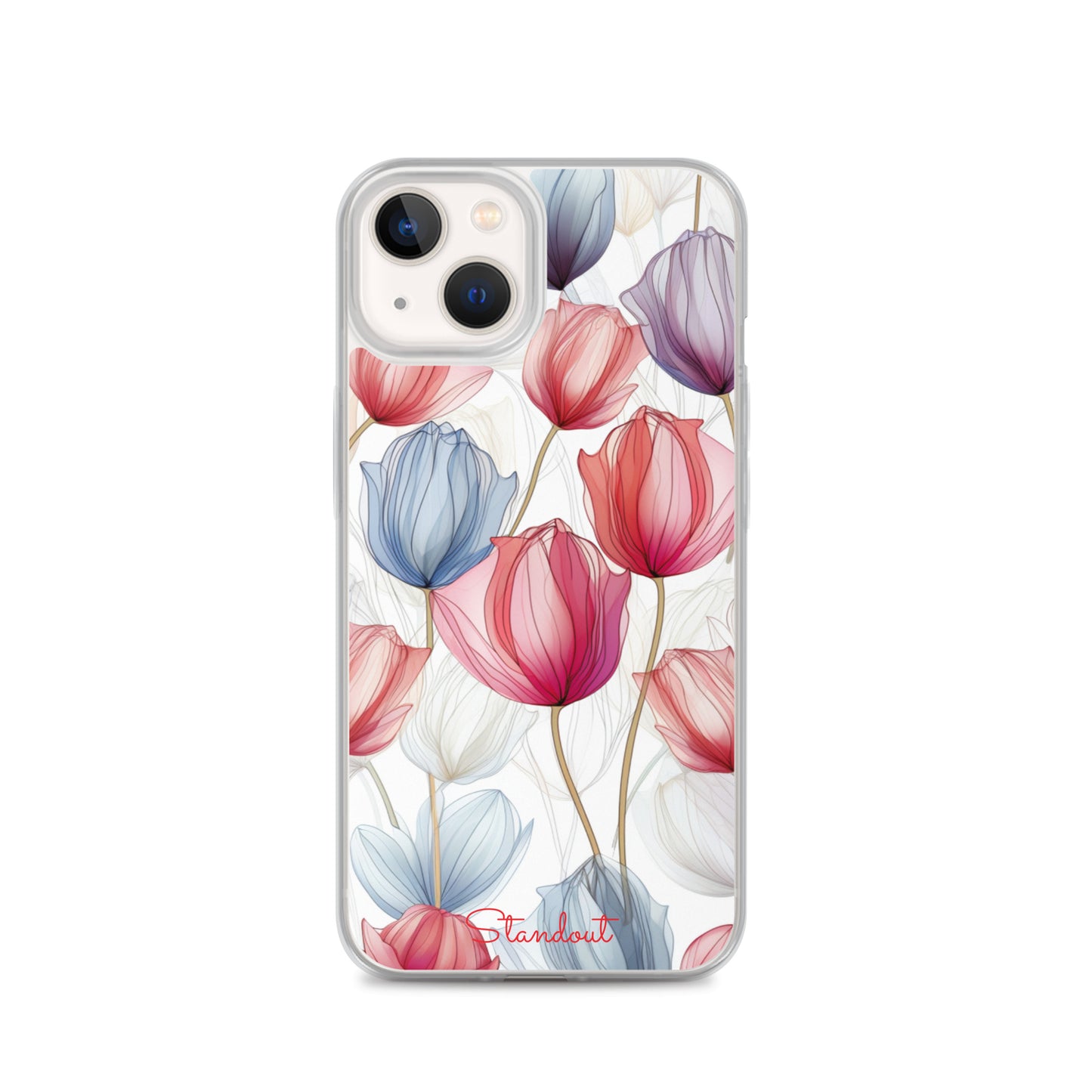 Flowers Tulip Clear Case for iPhone® CCI031