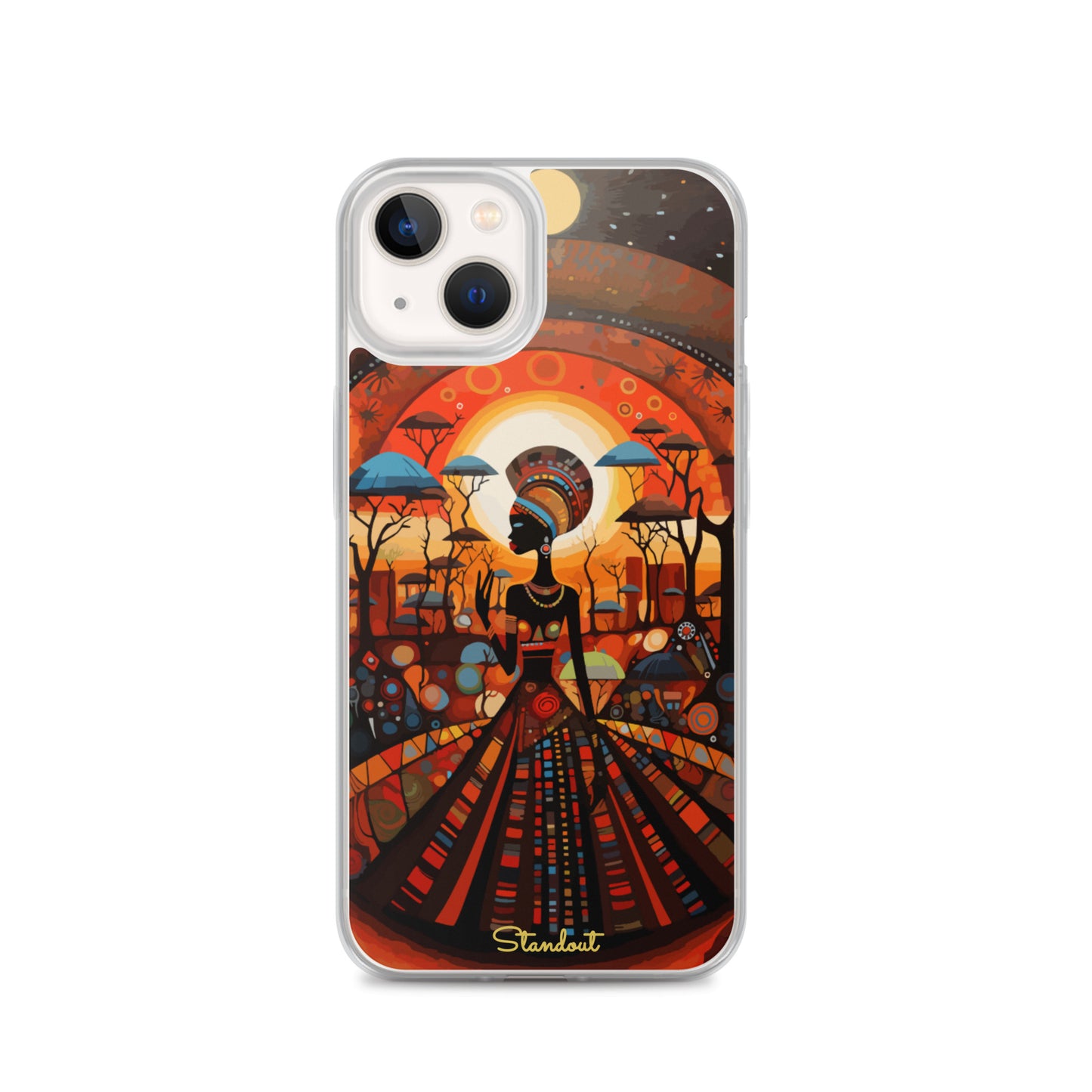 African Lady Clear Case for iPhone®