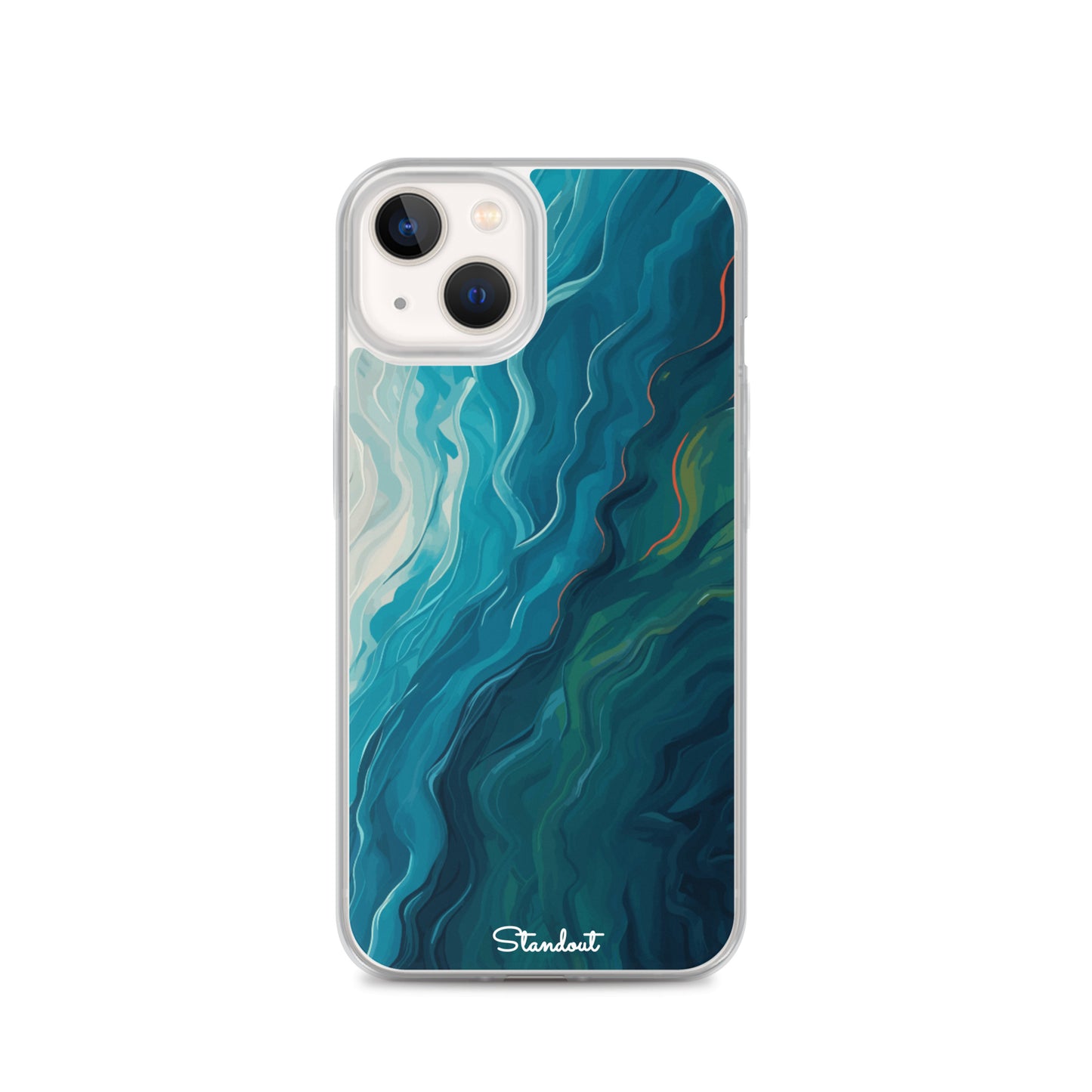 Liquid Blue Clear Case for iPhone®