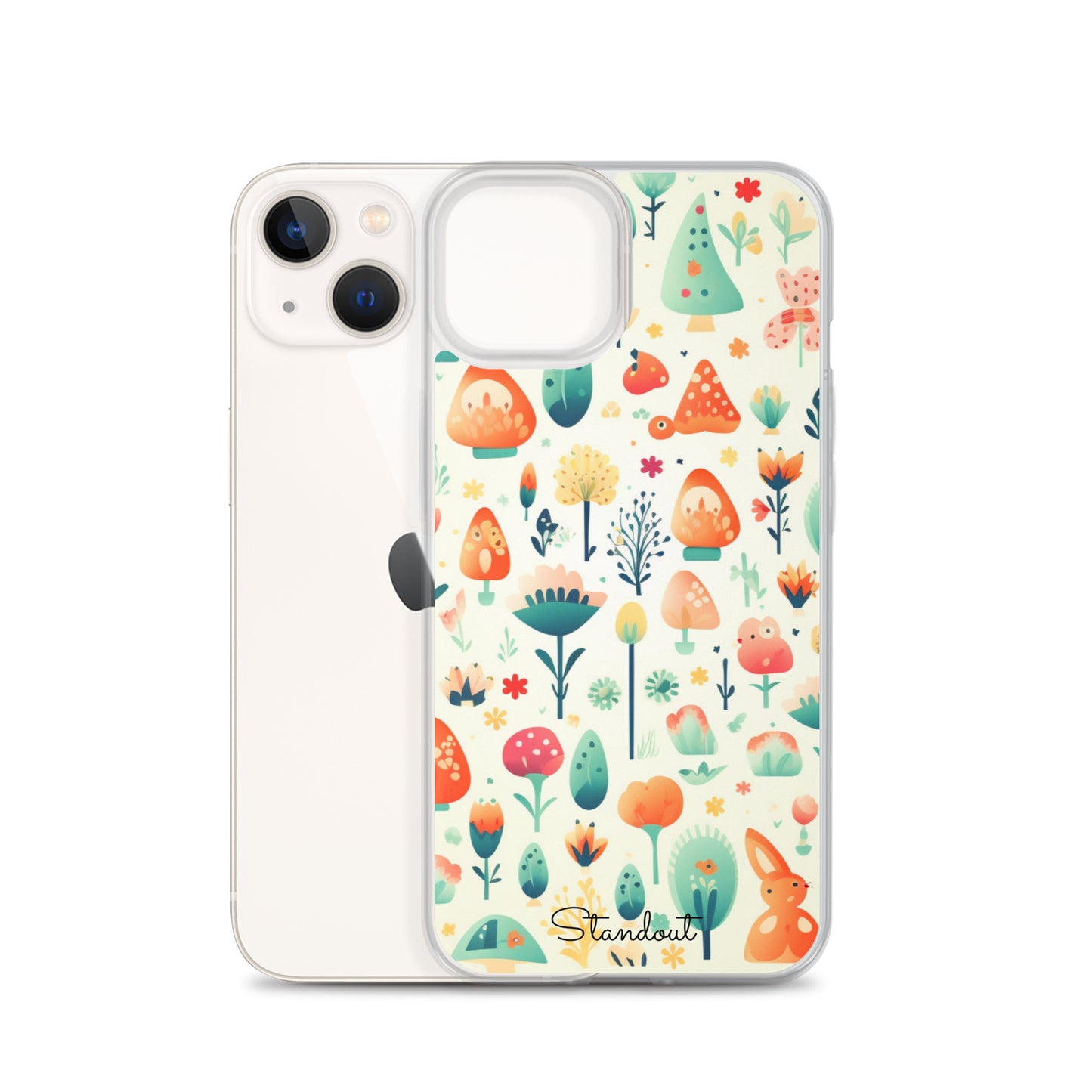 Cute Patterns Clear Case for iPhone® CCI013