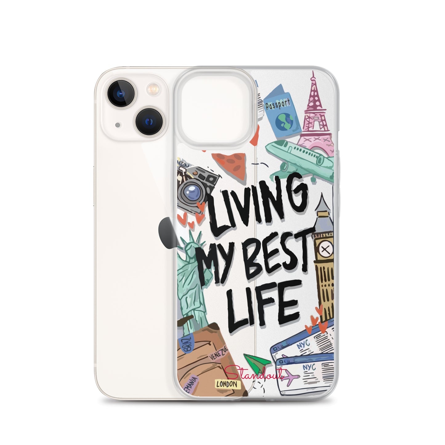 Living my Best Life Clear Case for iPhone® CCI073