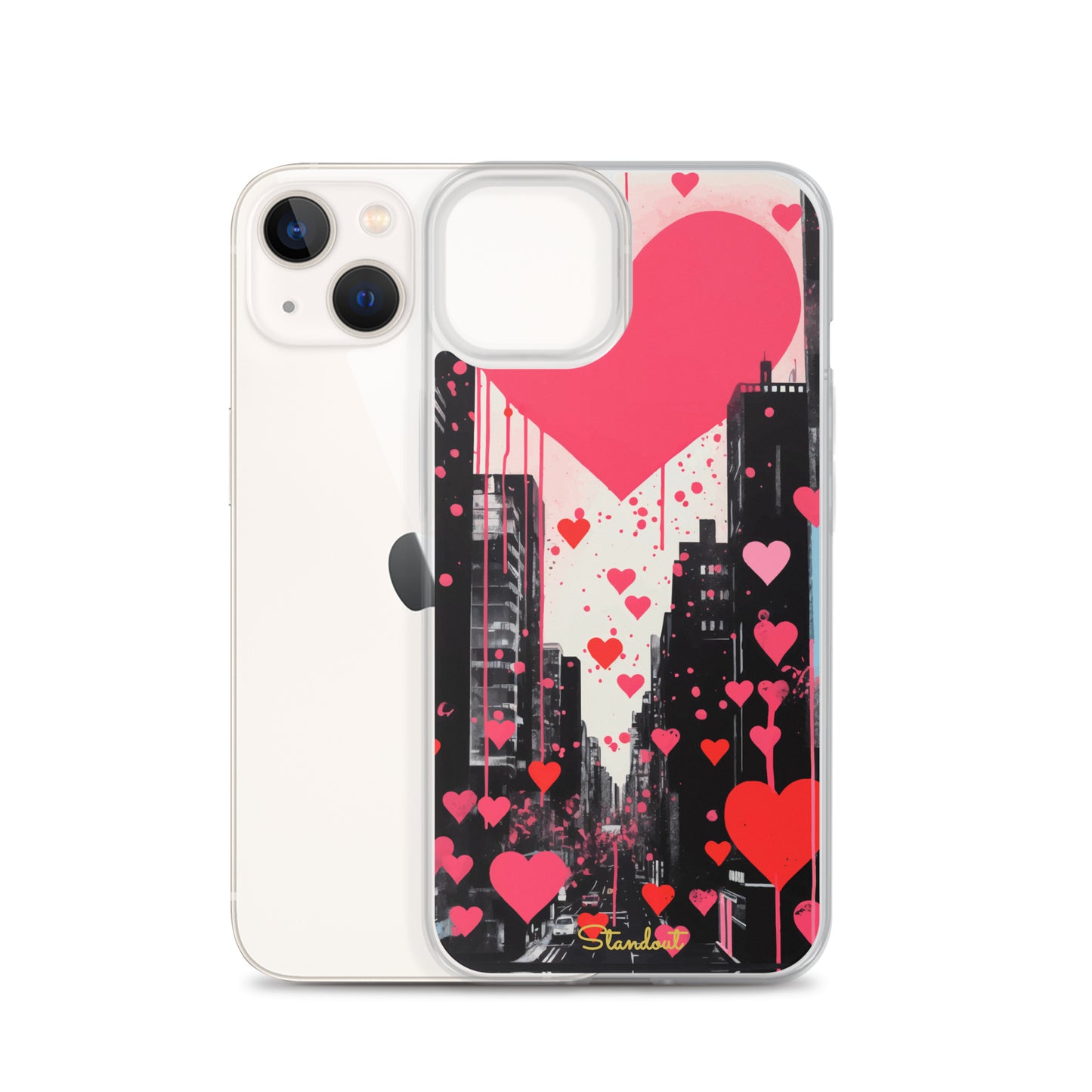 Hearts in the city Clear Case for iPhone®