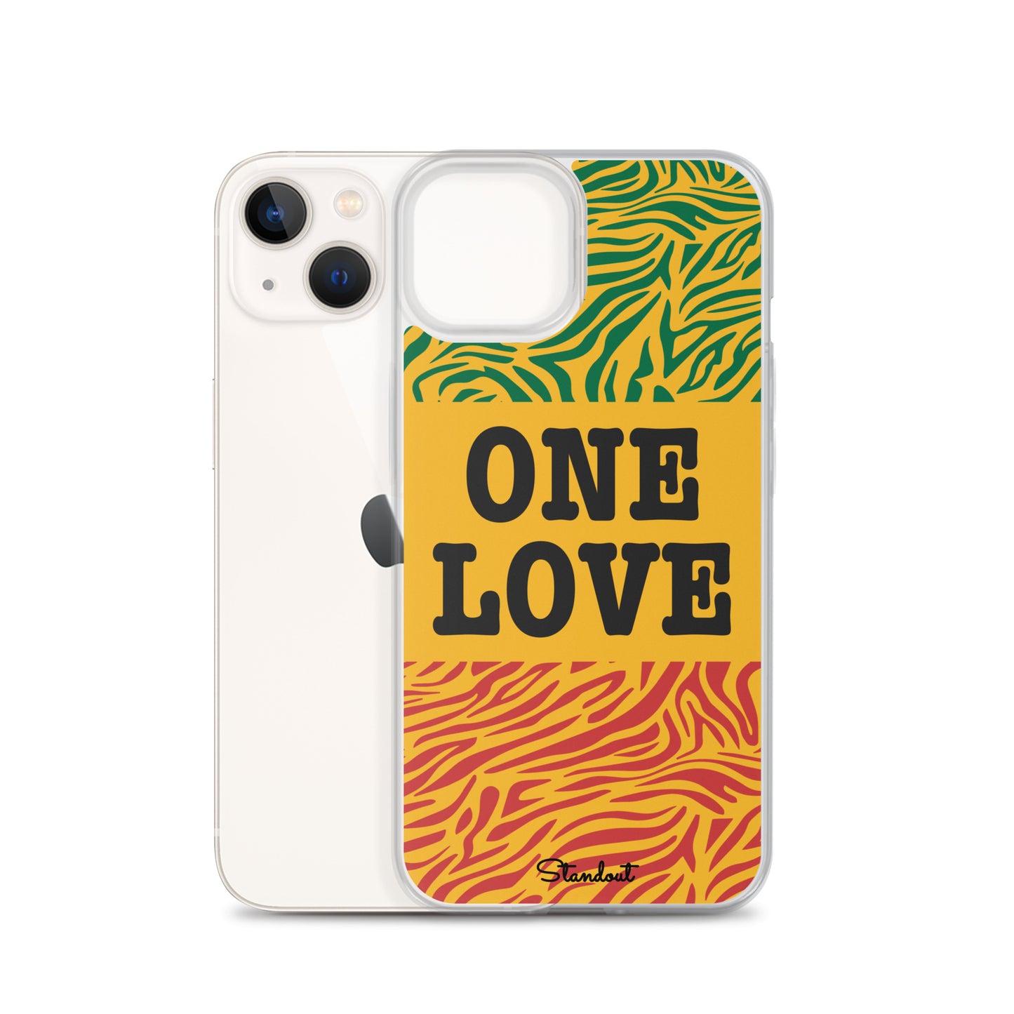 One Love Clear Case for iPhone®