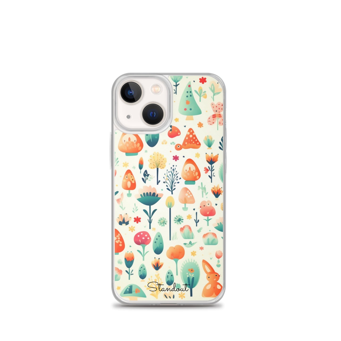 Cute Patterns Clear Case for iPhone® CCI013