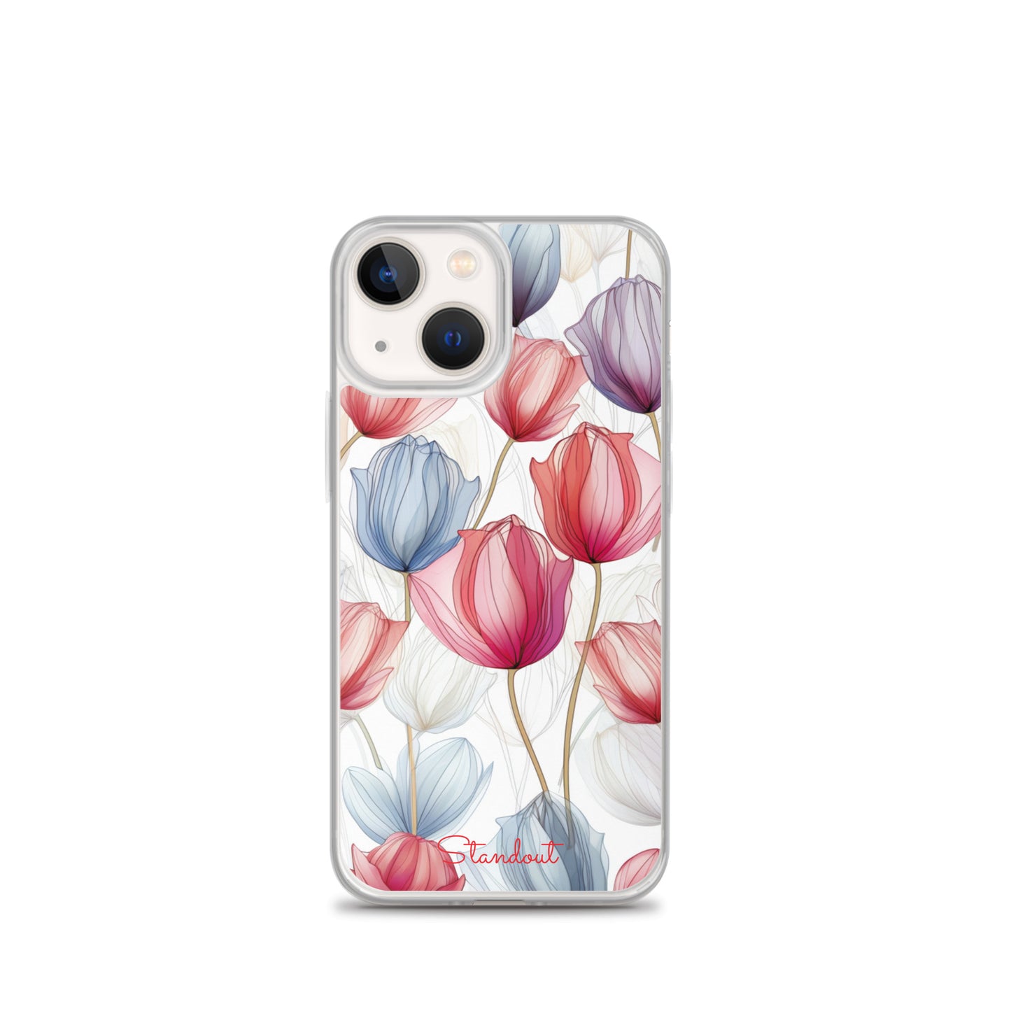 Flowers Tulip Clear Case for iPhone® CCI031