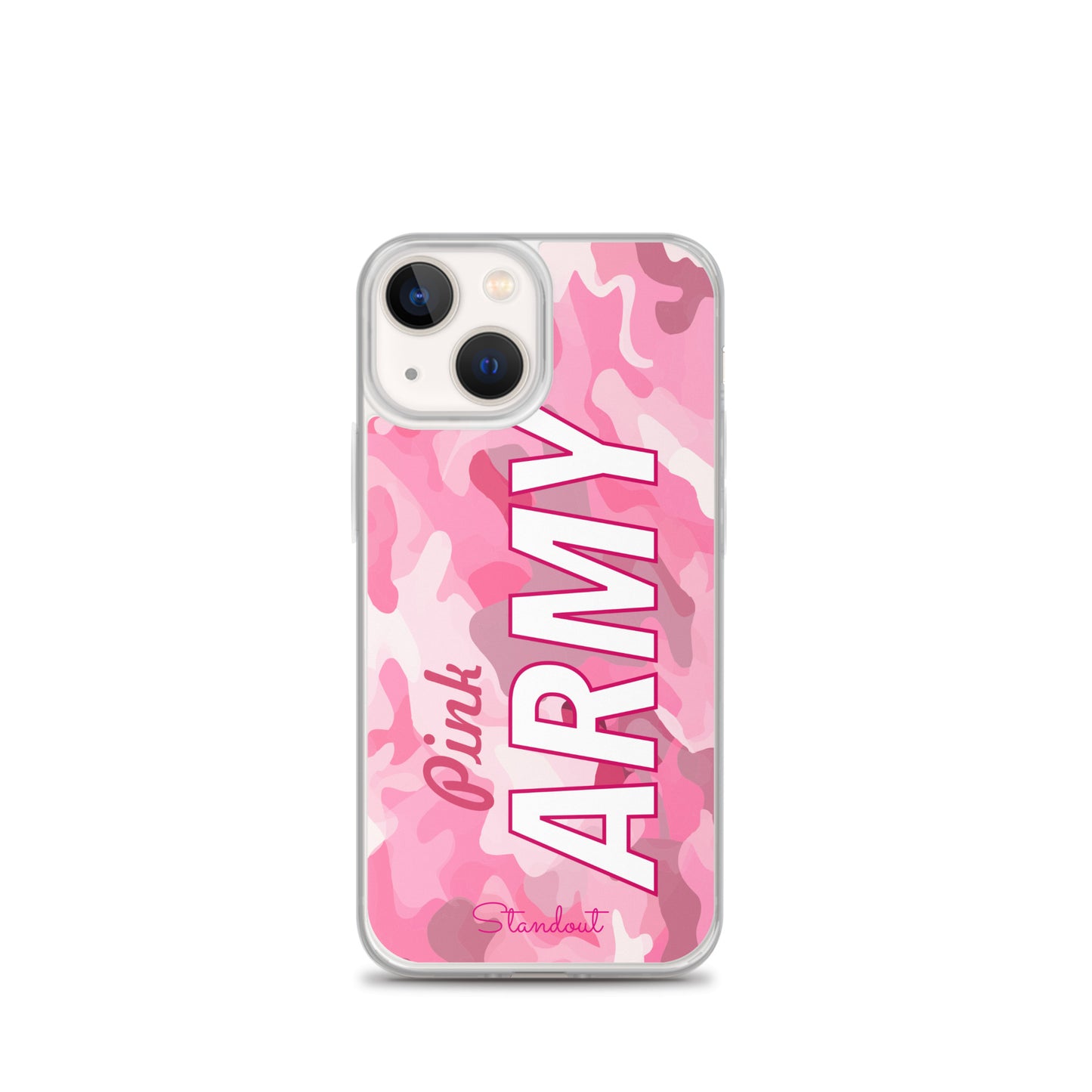 Pink Army Clear Case for iPhone® CCI089