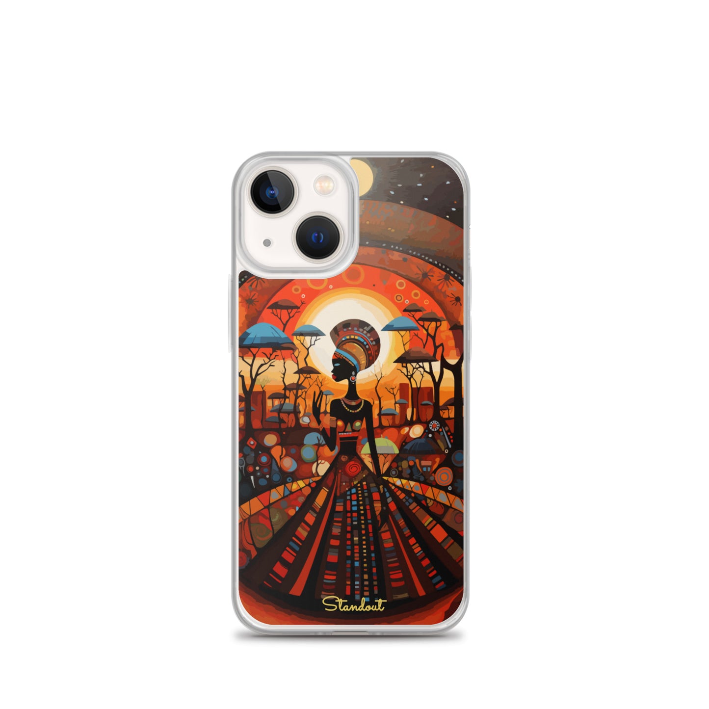 African Lady Clear Case for iPhone®