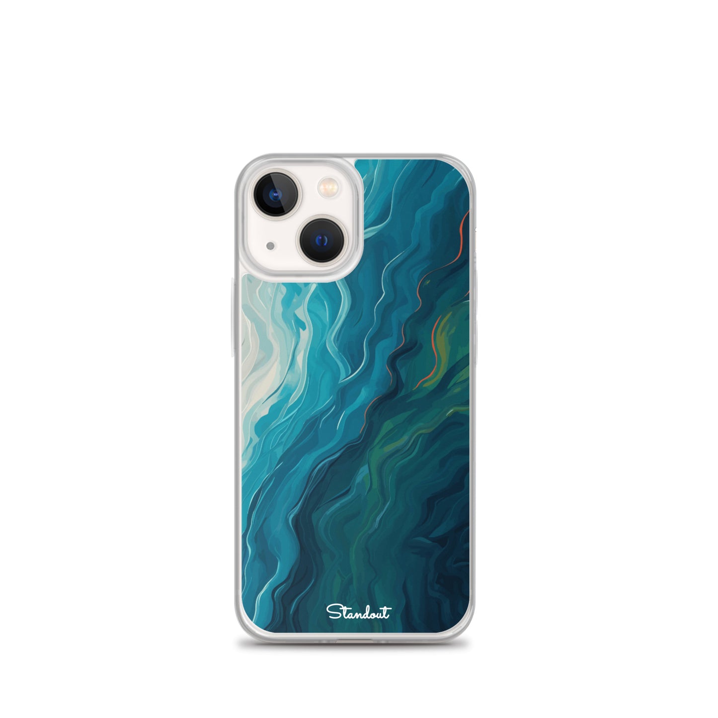 Liquid Blue Clear Case for iPhone®