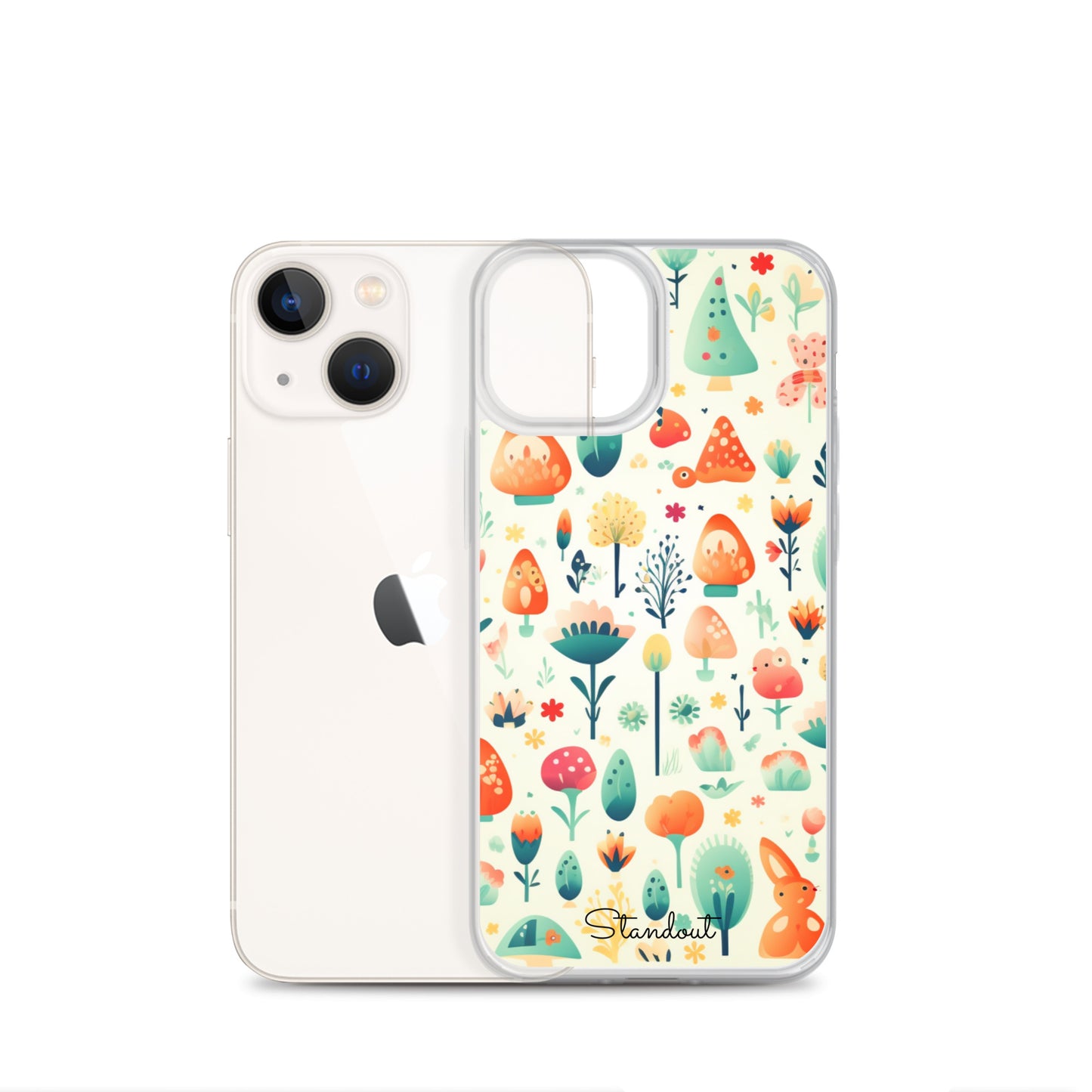 Cute Patterns Clear Case for iPhone® CCI013