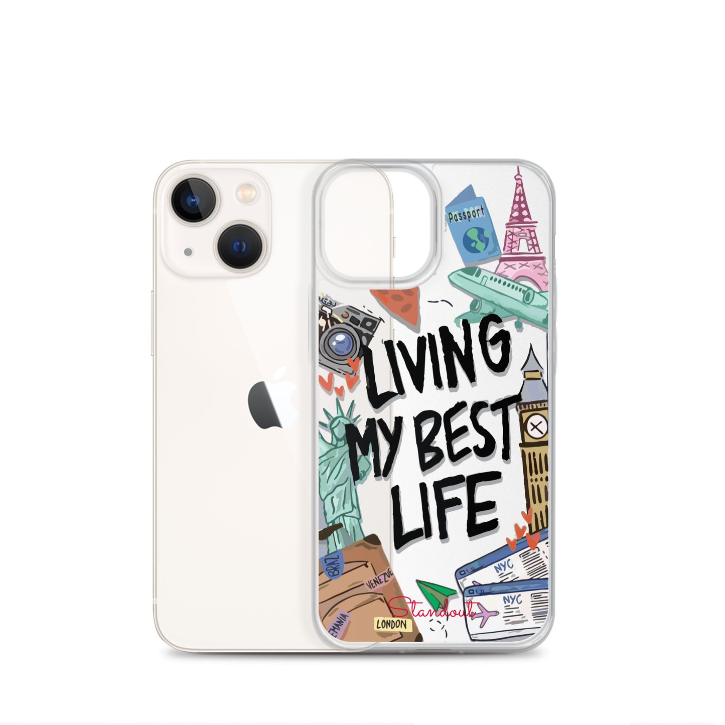 Living my Best Life Clear Case for iPhone® CCI073