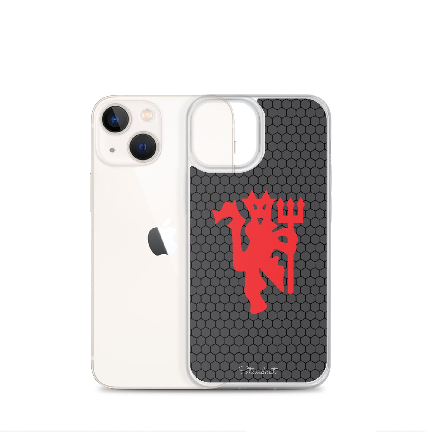 Red Devils Clear Case for iPhone®