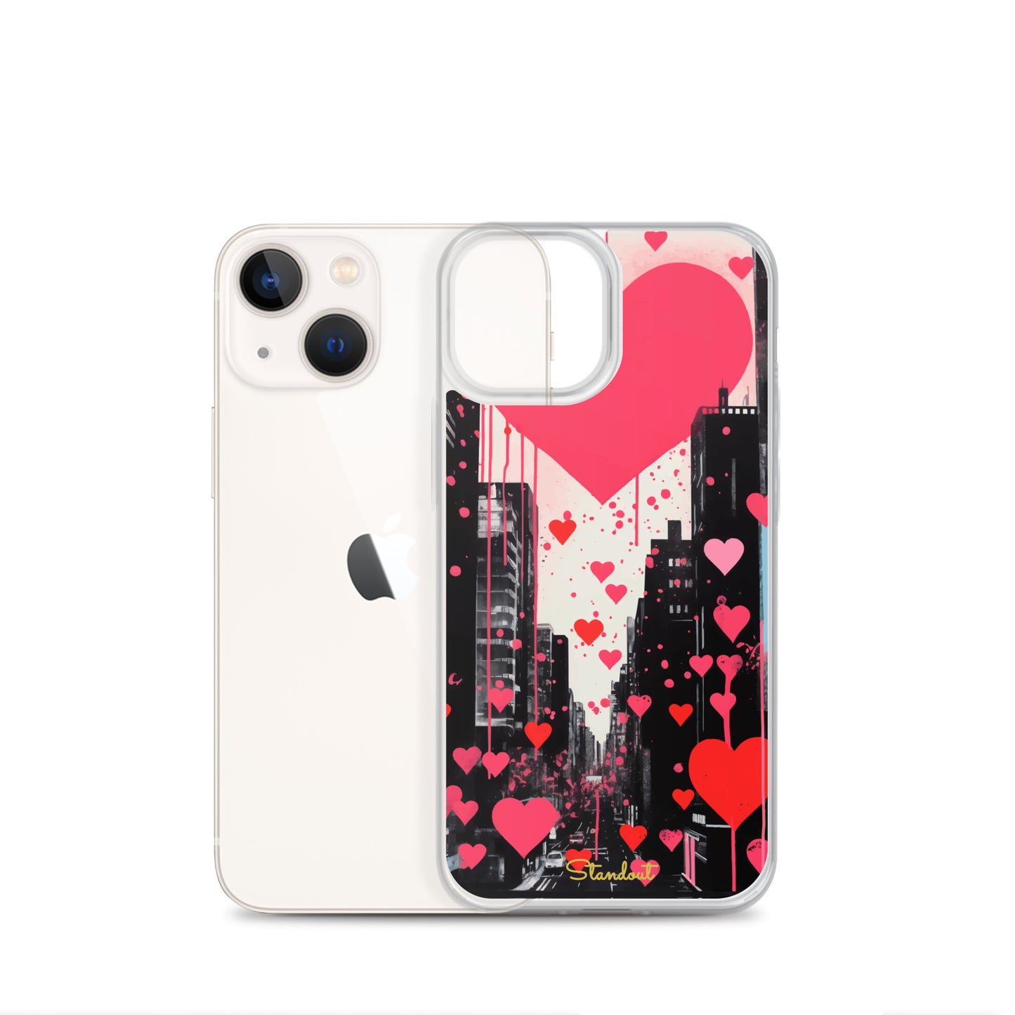 Hearts in the city Clear Case for iPhone®