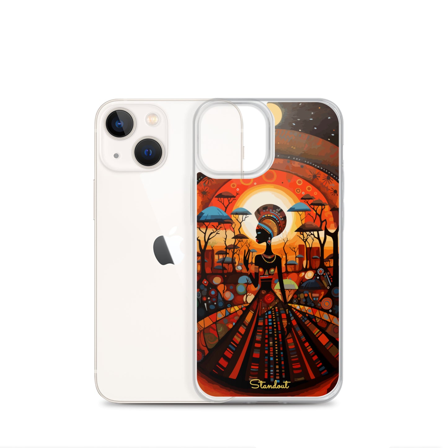 African Lady Clear Case for iPhone®