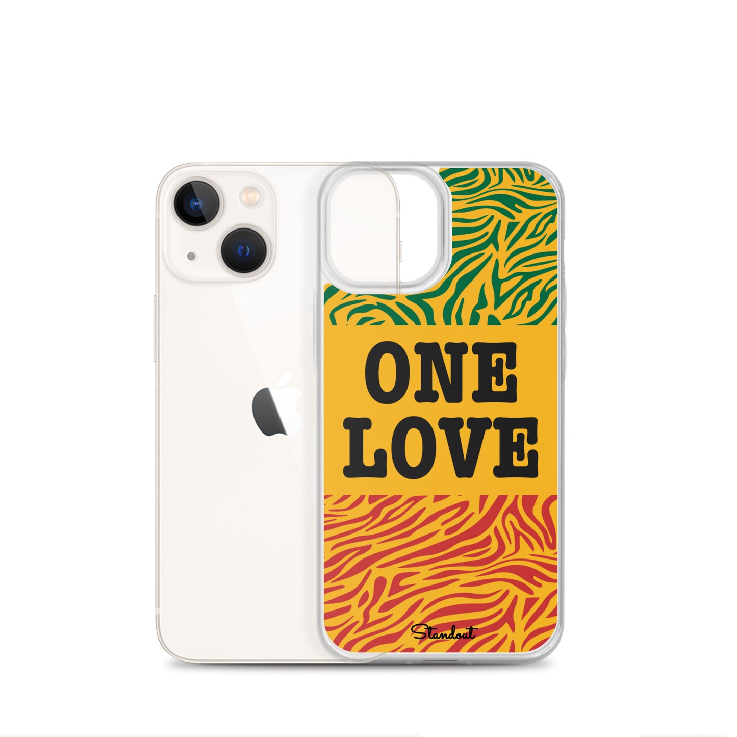 One Love Clear Case for iPhone®