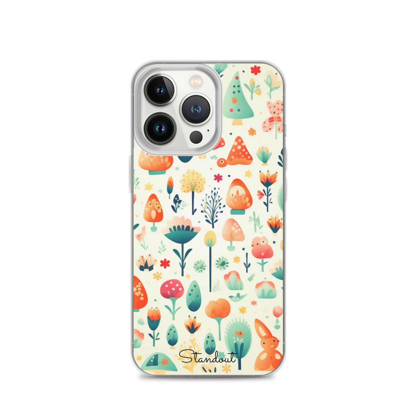 Cute Patterns Clear Case for iPhone® CCI013