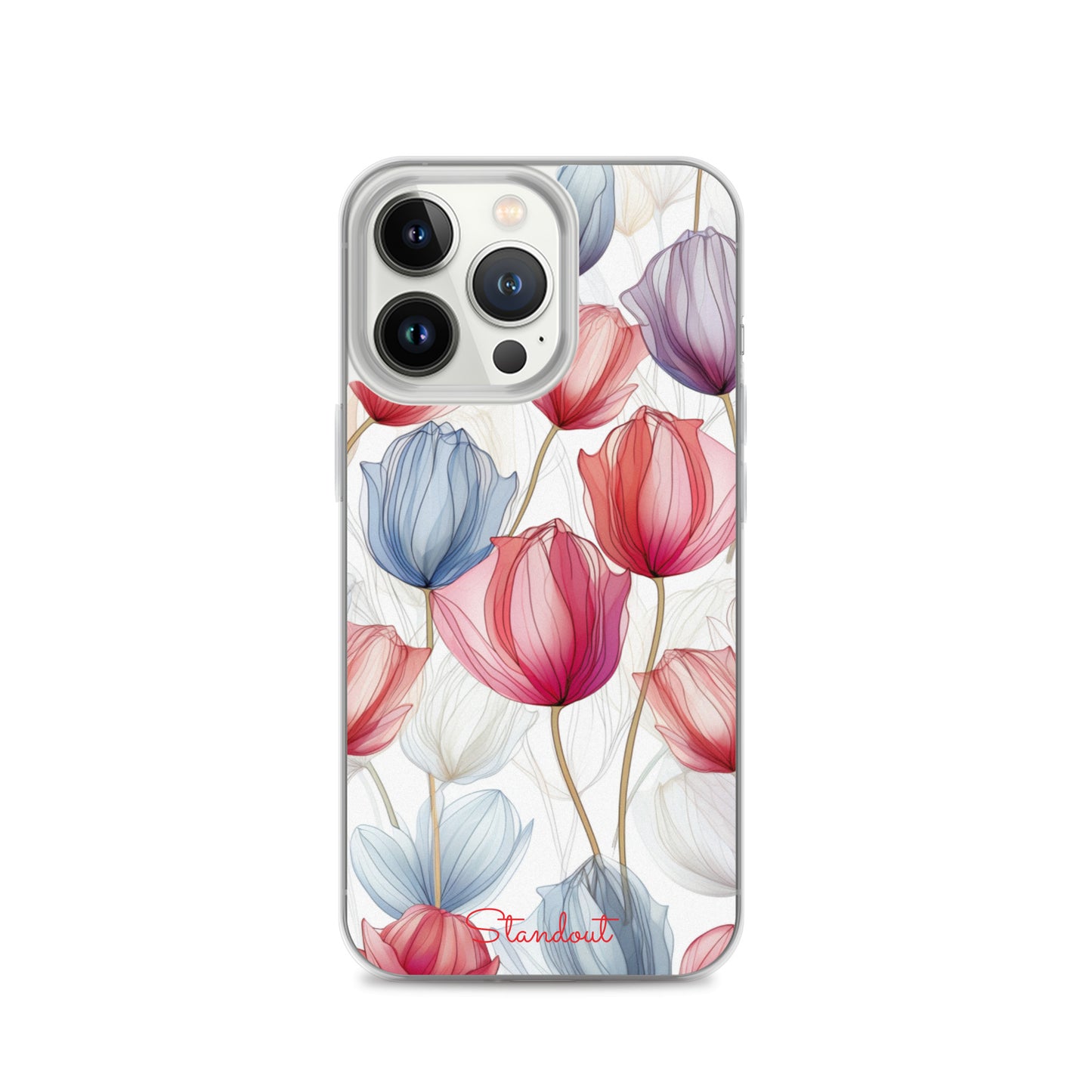 Flowers Tulip Clear Case for iPhone® CCI031